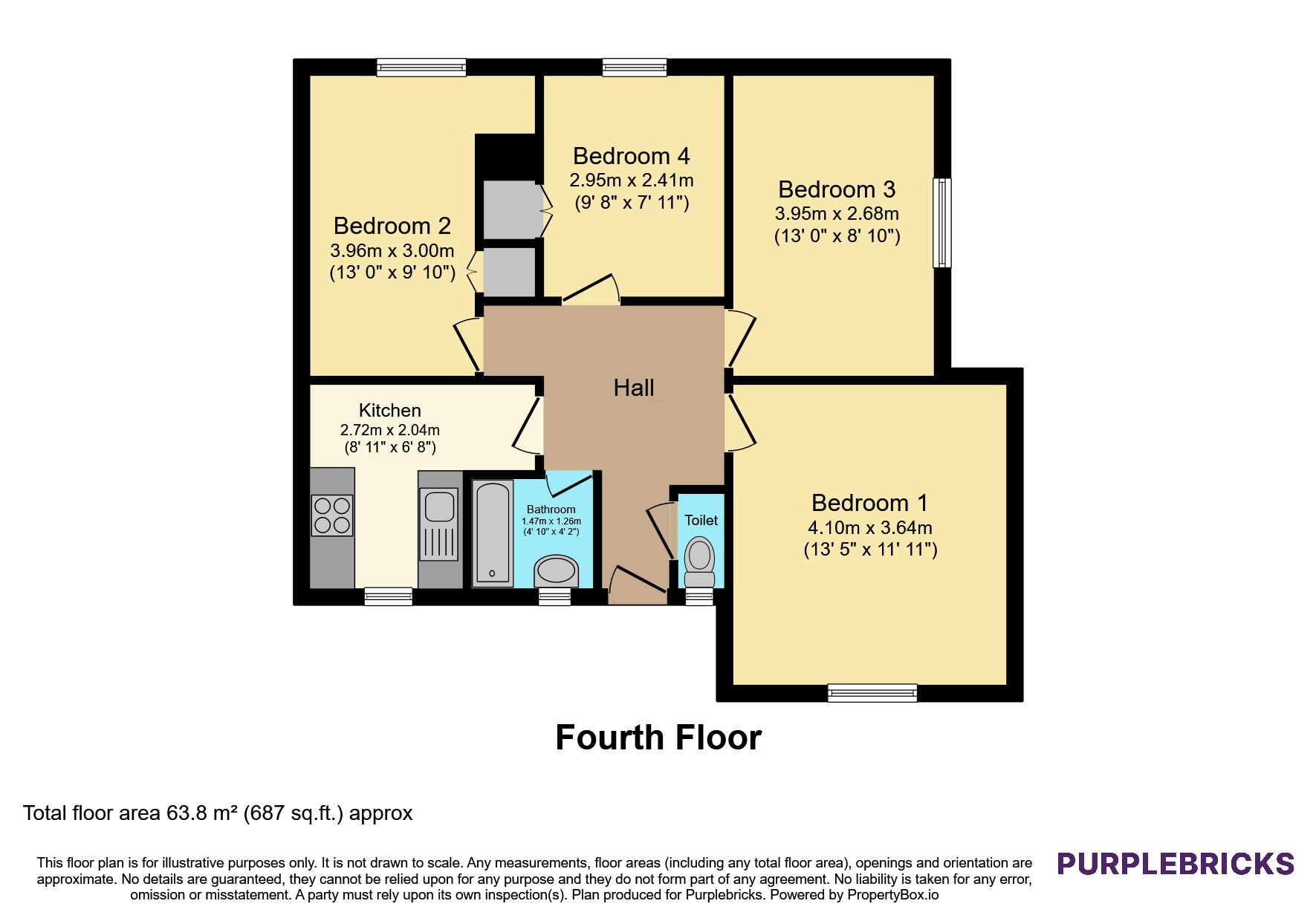 Darling Row, London floorplan