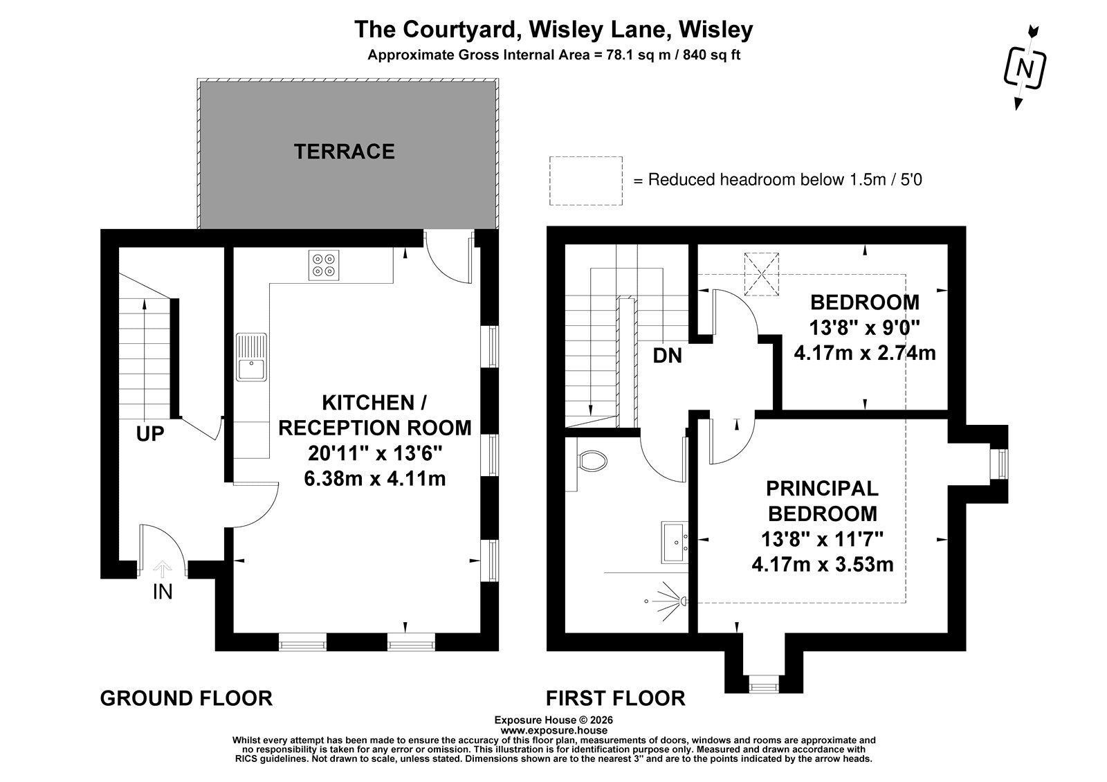 Plot 12,, The Courtyard, Wisley floorplan