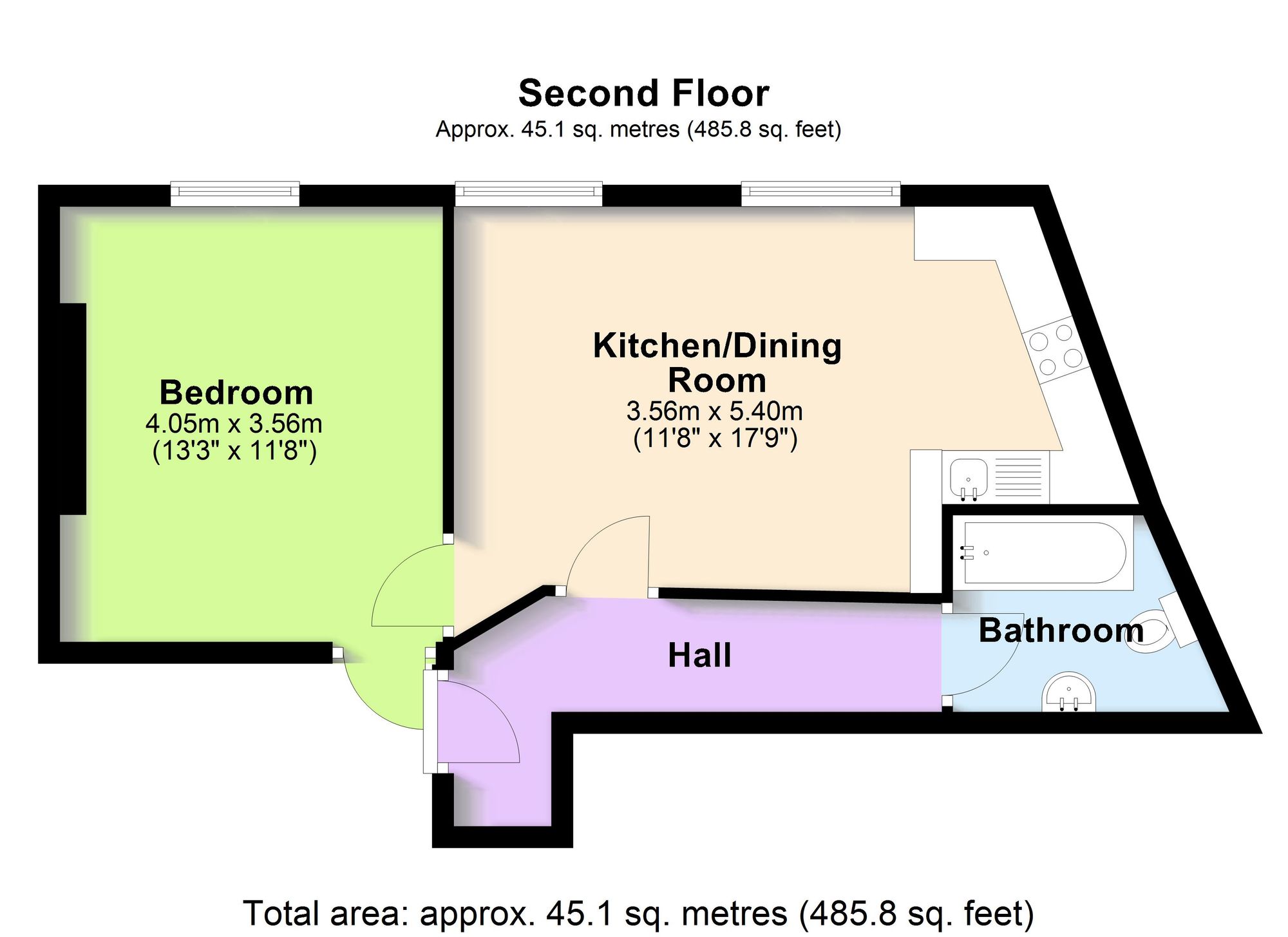 118b Regent Street, Leamington Spa floorplan