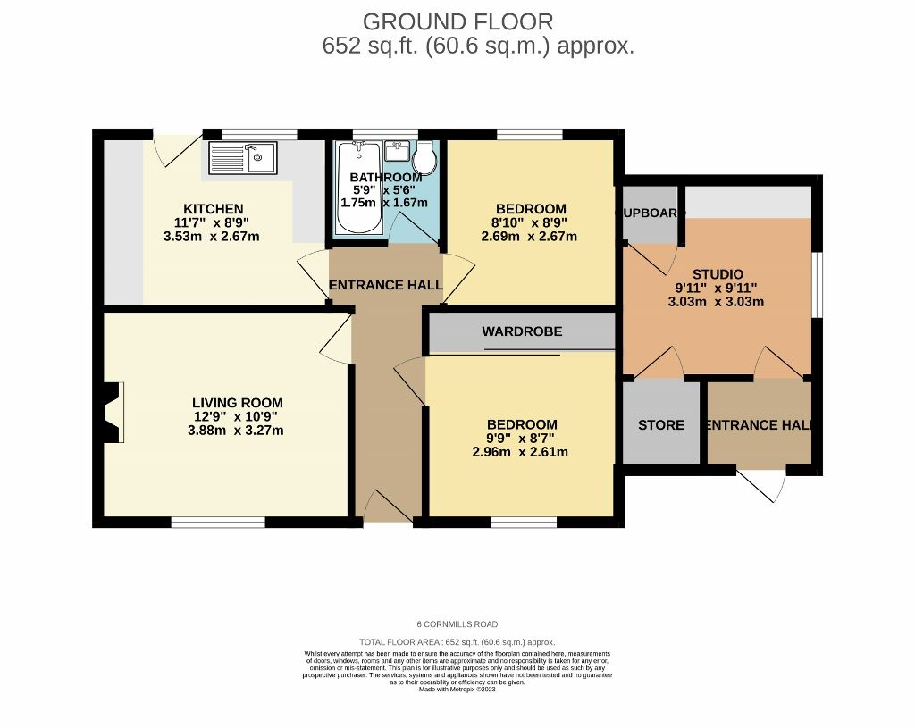 6 Cornmills Road, Ely floorplan