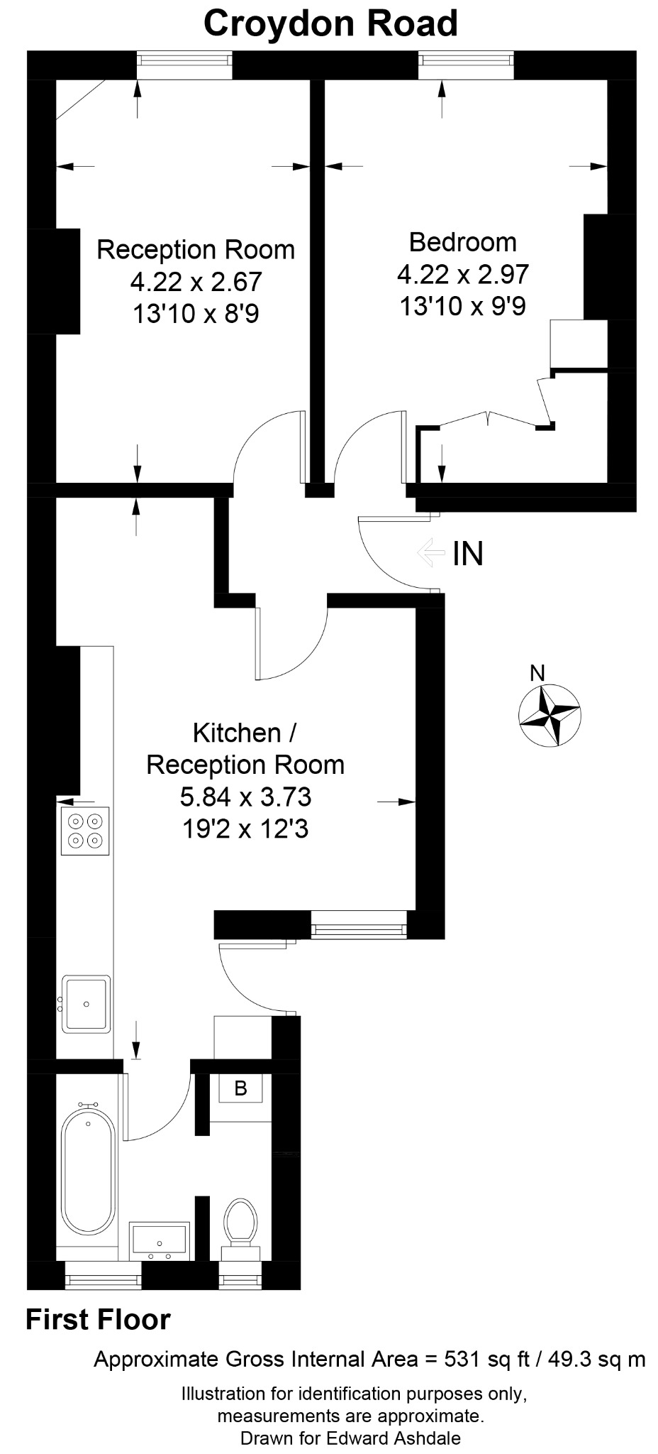 121A, Croydon Road, Beckenham floorplan