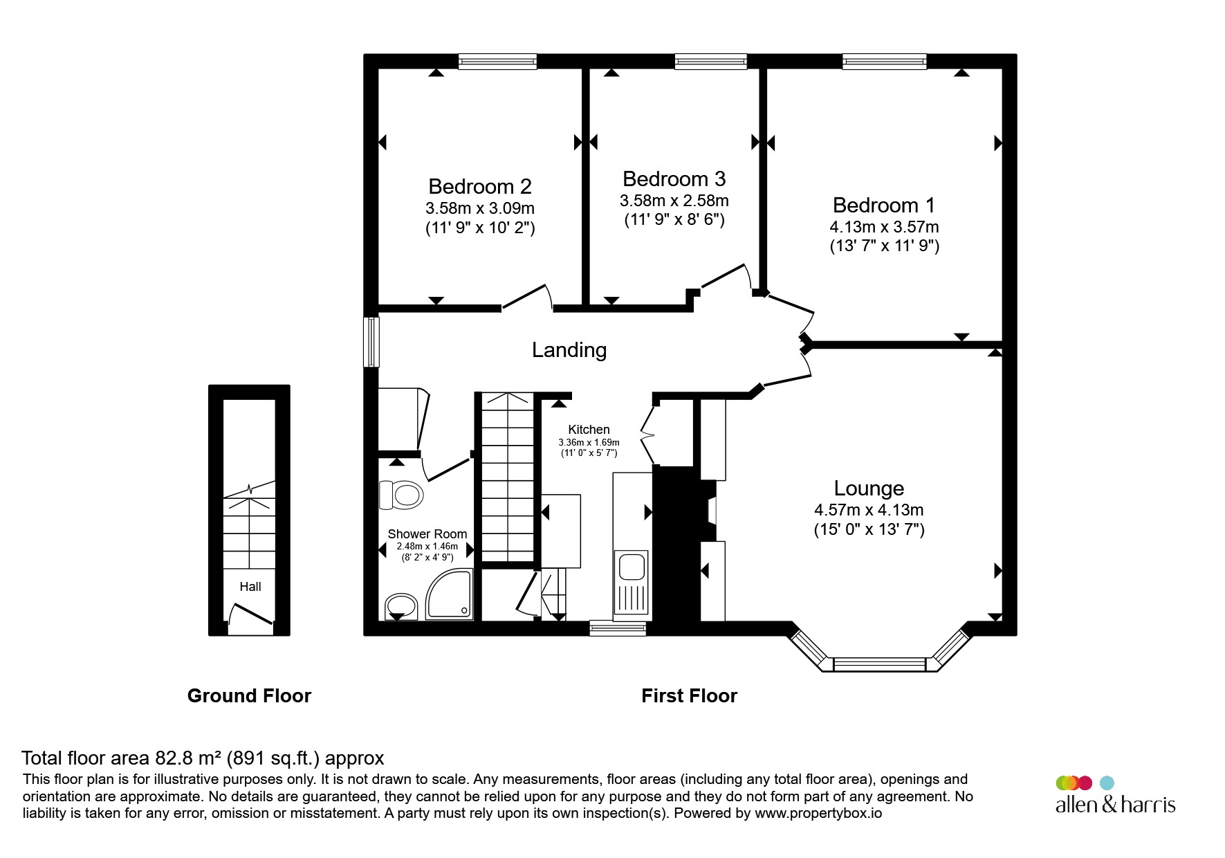 48, Warriston Crescent, Glasgow floorplan