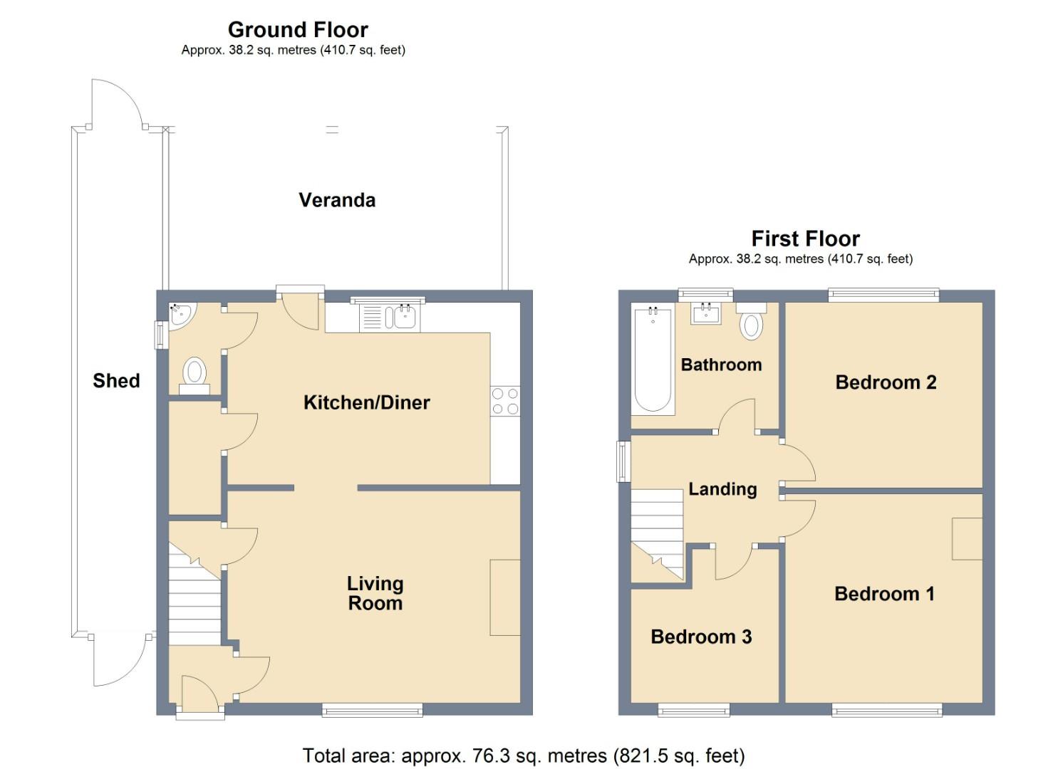 Iron Mill Lane, Crayford, Dartford DA1, 3 bedroom end terrace house for