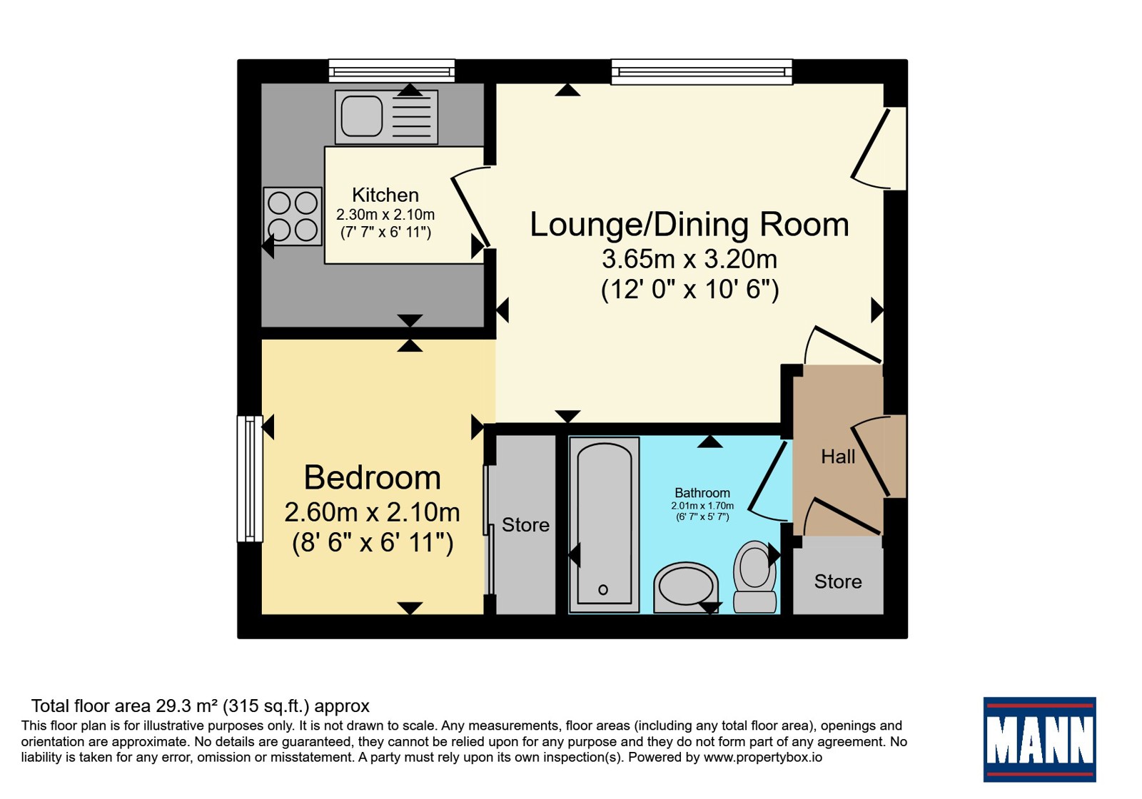 153, Ruston Road, London floorplan