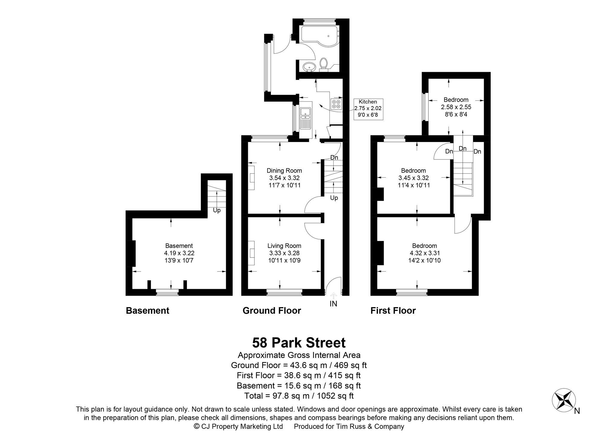 58 Park Street, Thame floorplan