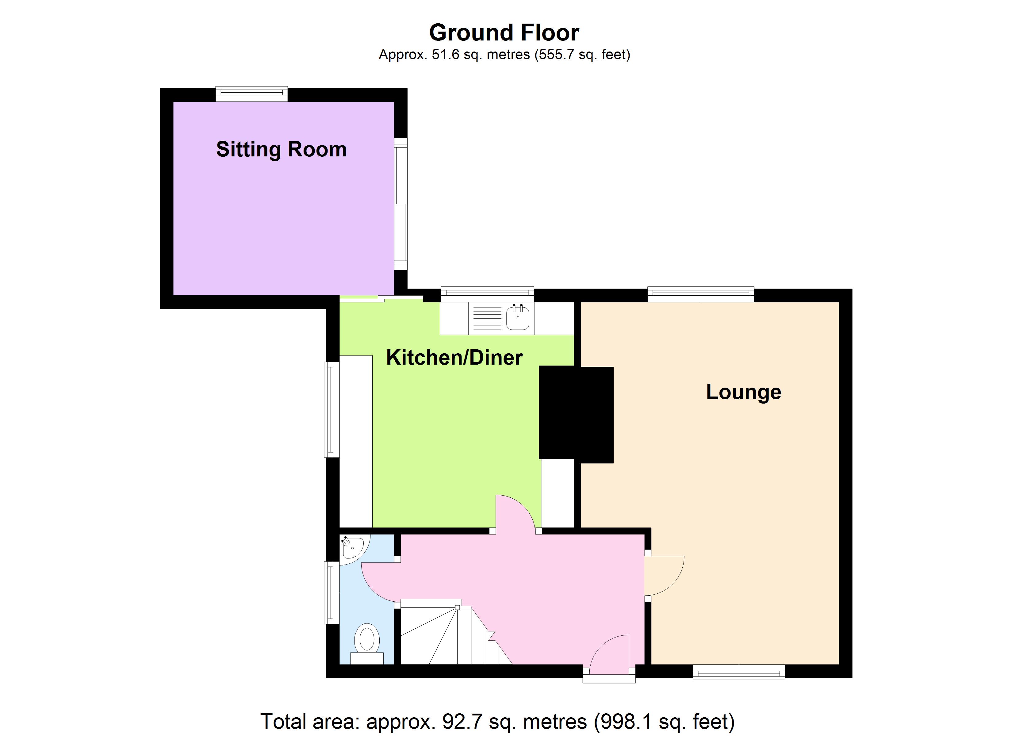 33, Woodbury Road, Bridgwater floorplan