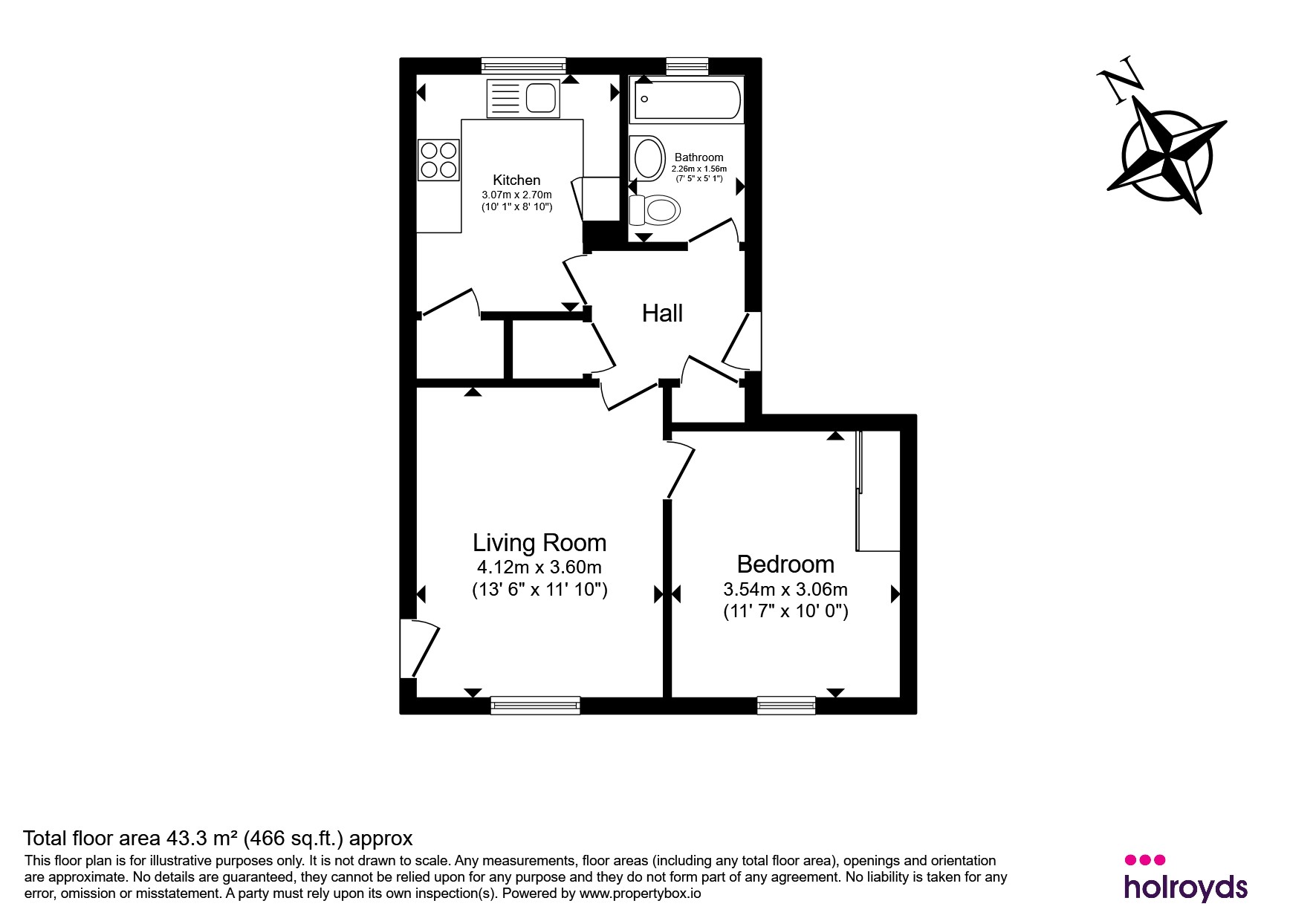168, Harewood Road, Keighley floorplan