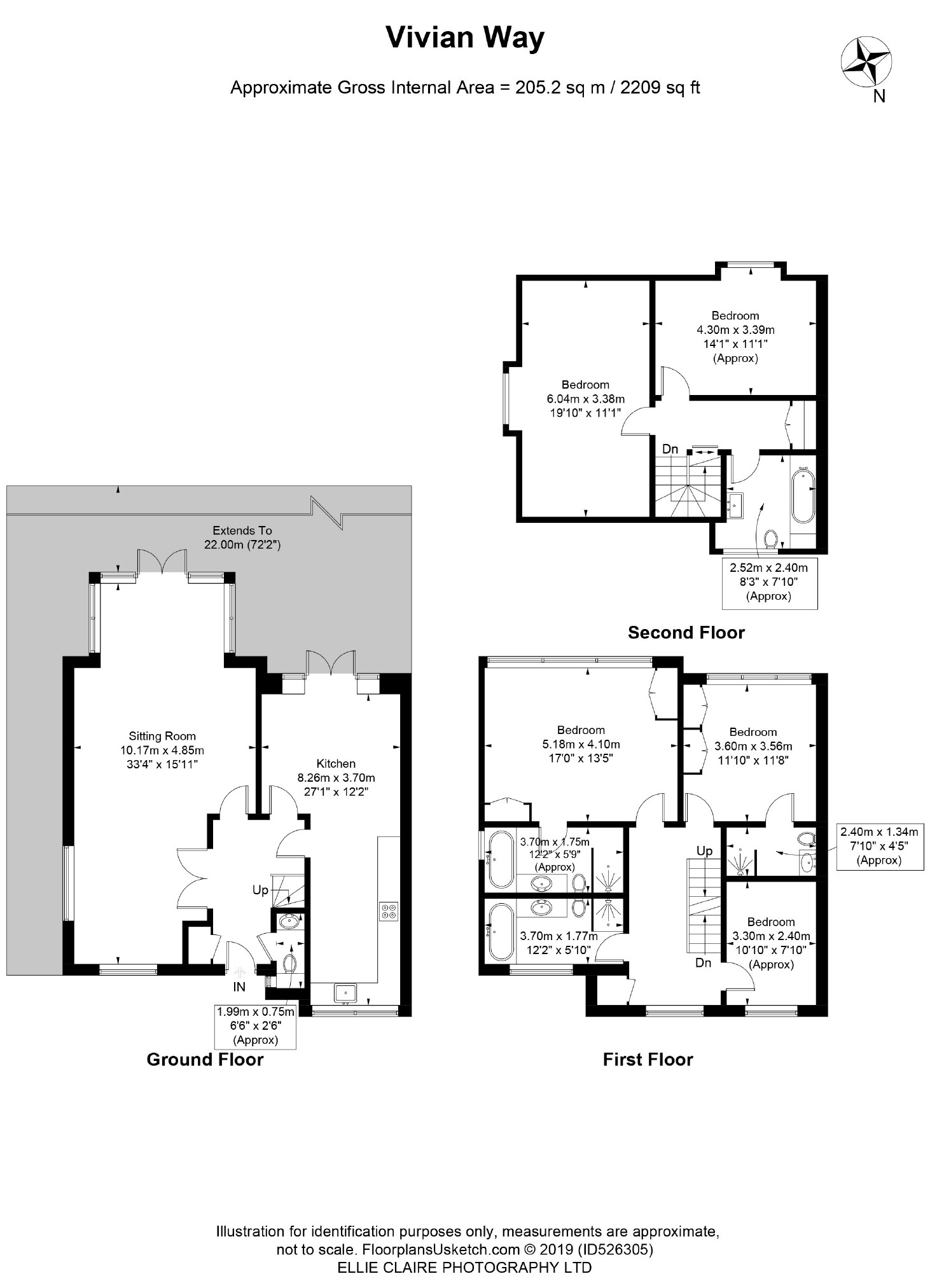 5 Bedrooms  to rent in Vivian Way, Hampstead Garden Suburb, London N2