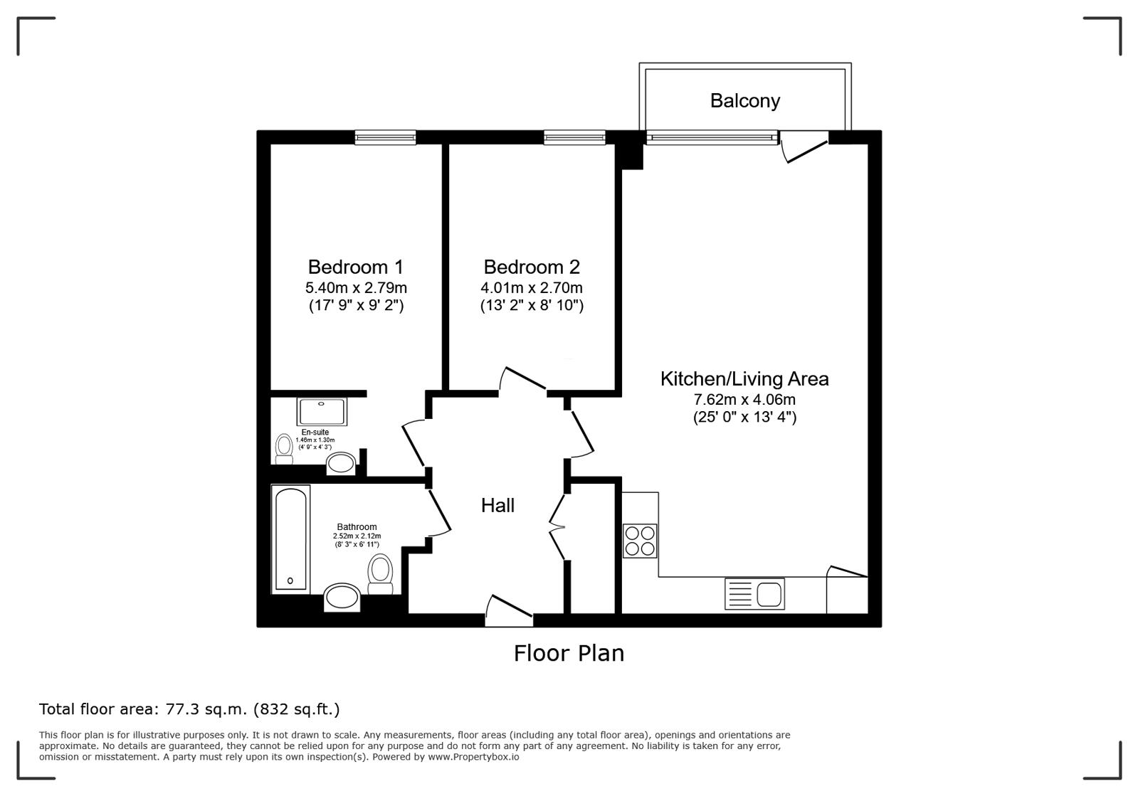 93, Advent House, New Islington floorplan