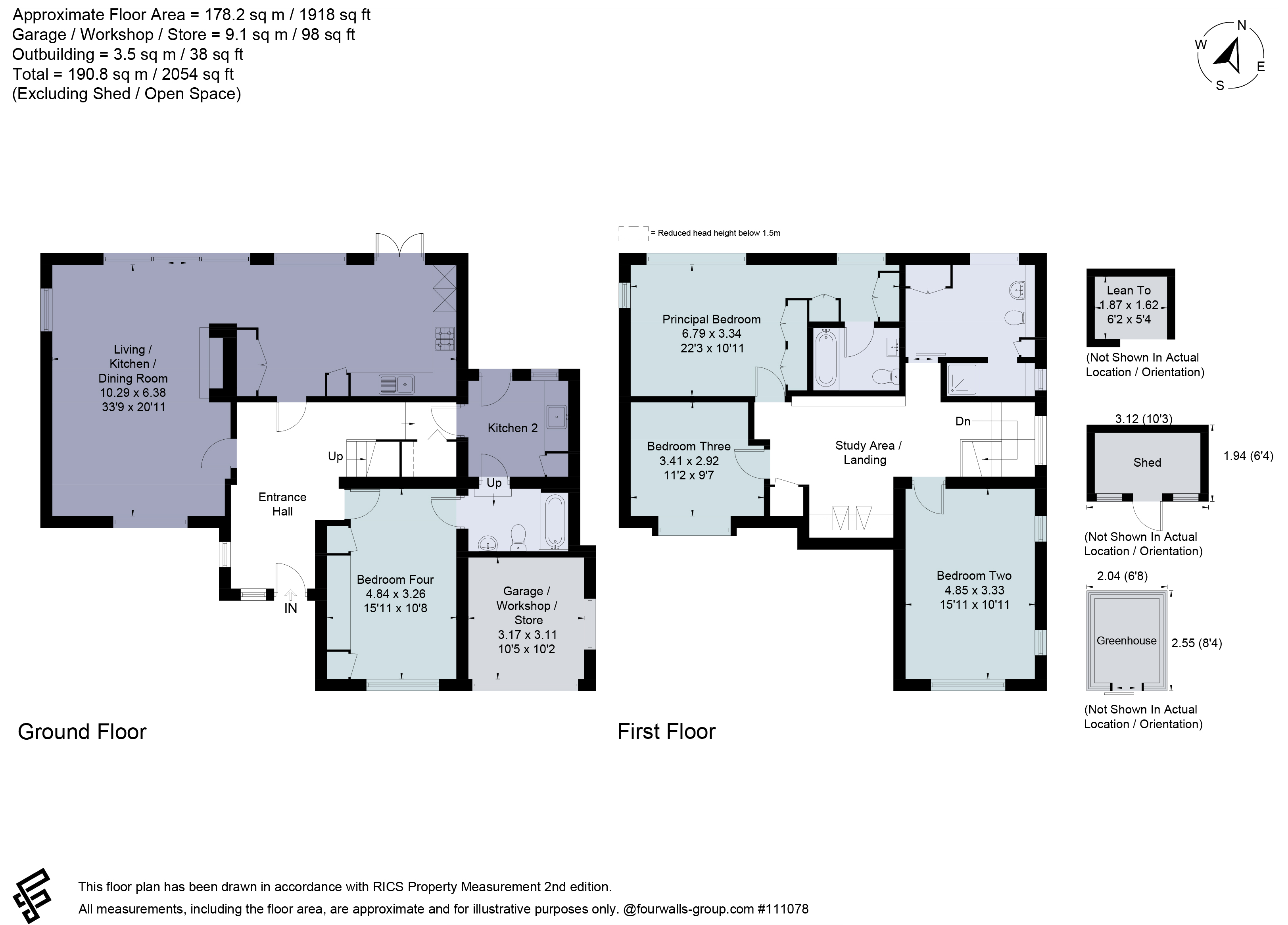 10, Cooks Folly Road, Bristol floorplan