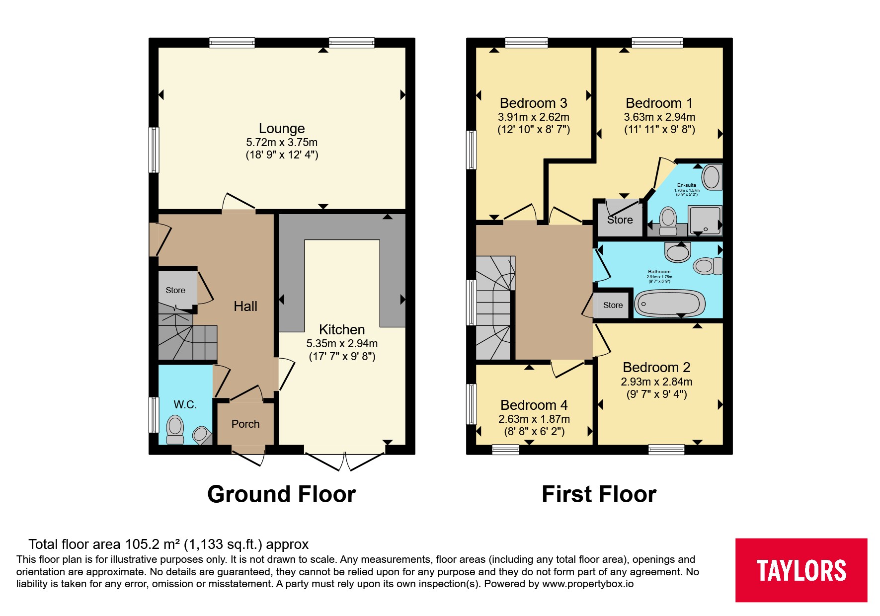 Adelante Close, Bristol floorplan