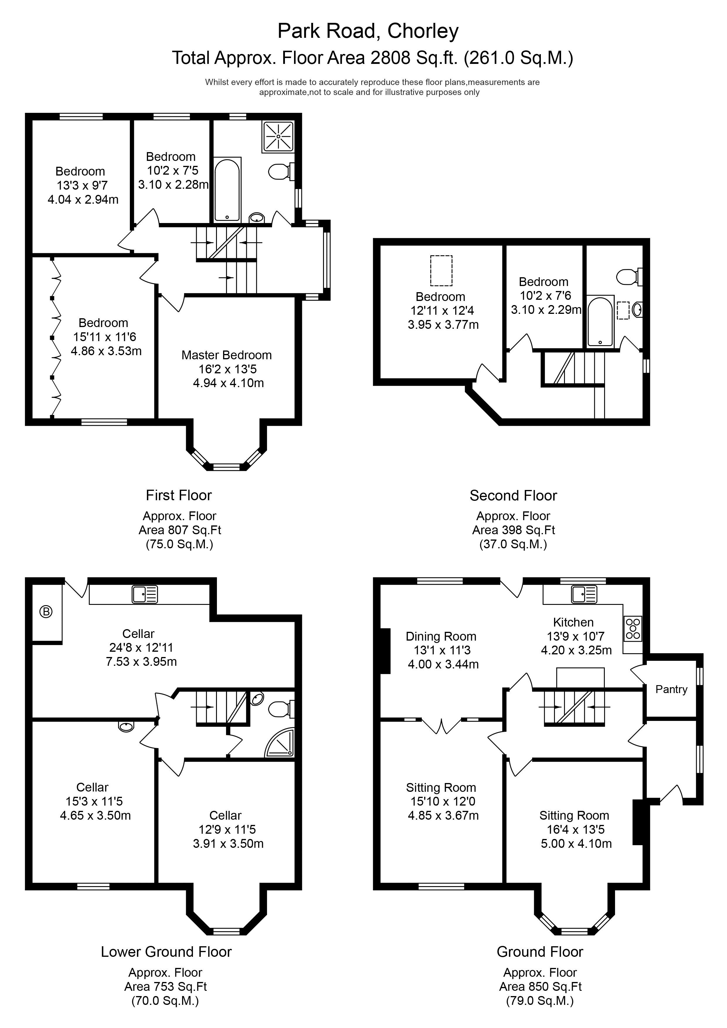 6 Bedrooms Semi-detached house for sale in Park Road, Chorley PR7