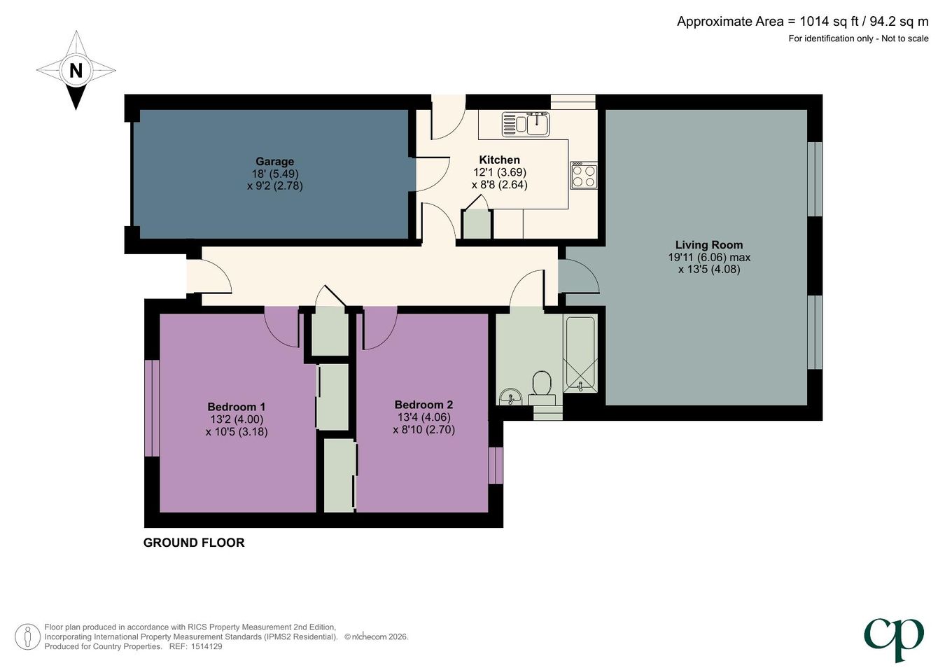 24, Meadow Way, Hitchin floorplan