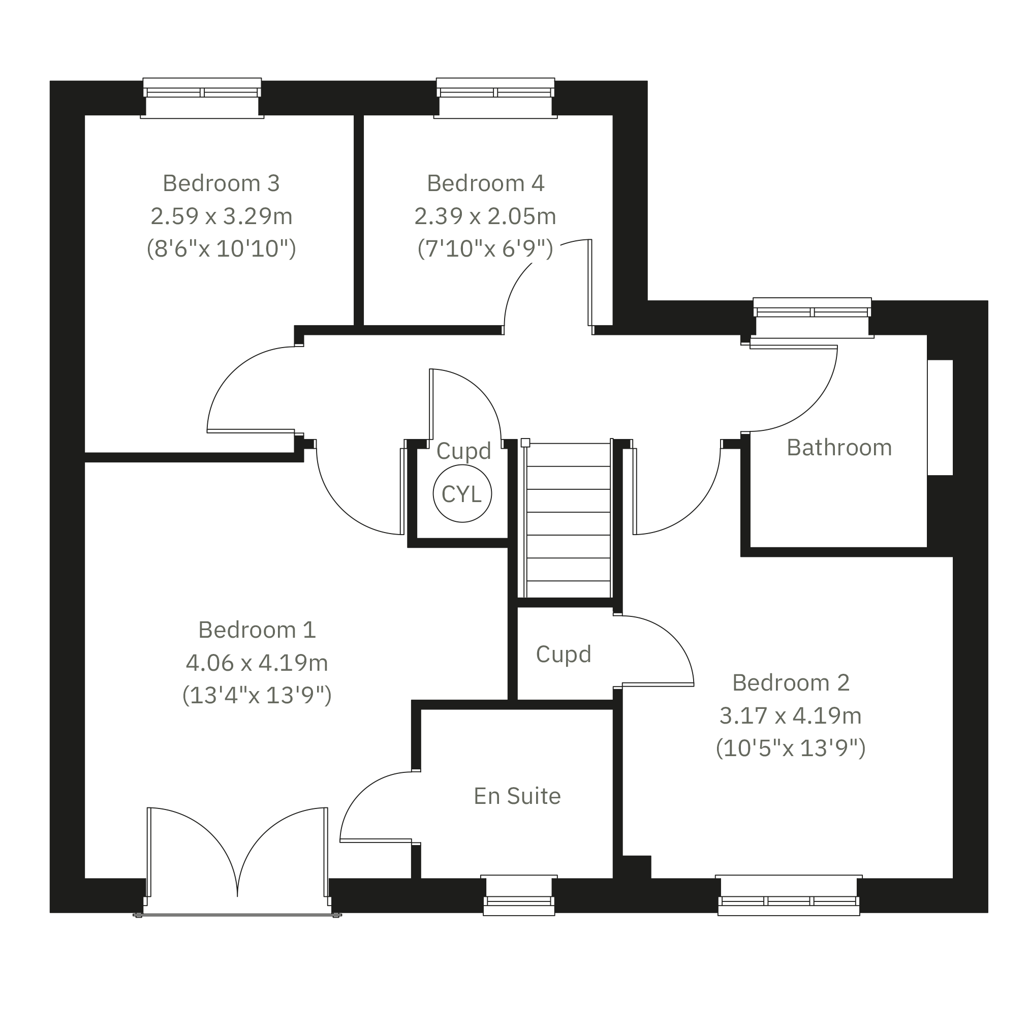 259, Swindon Village, Cheltenham floorplan