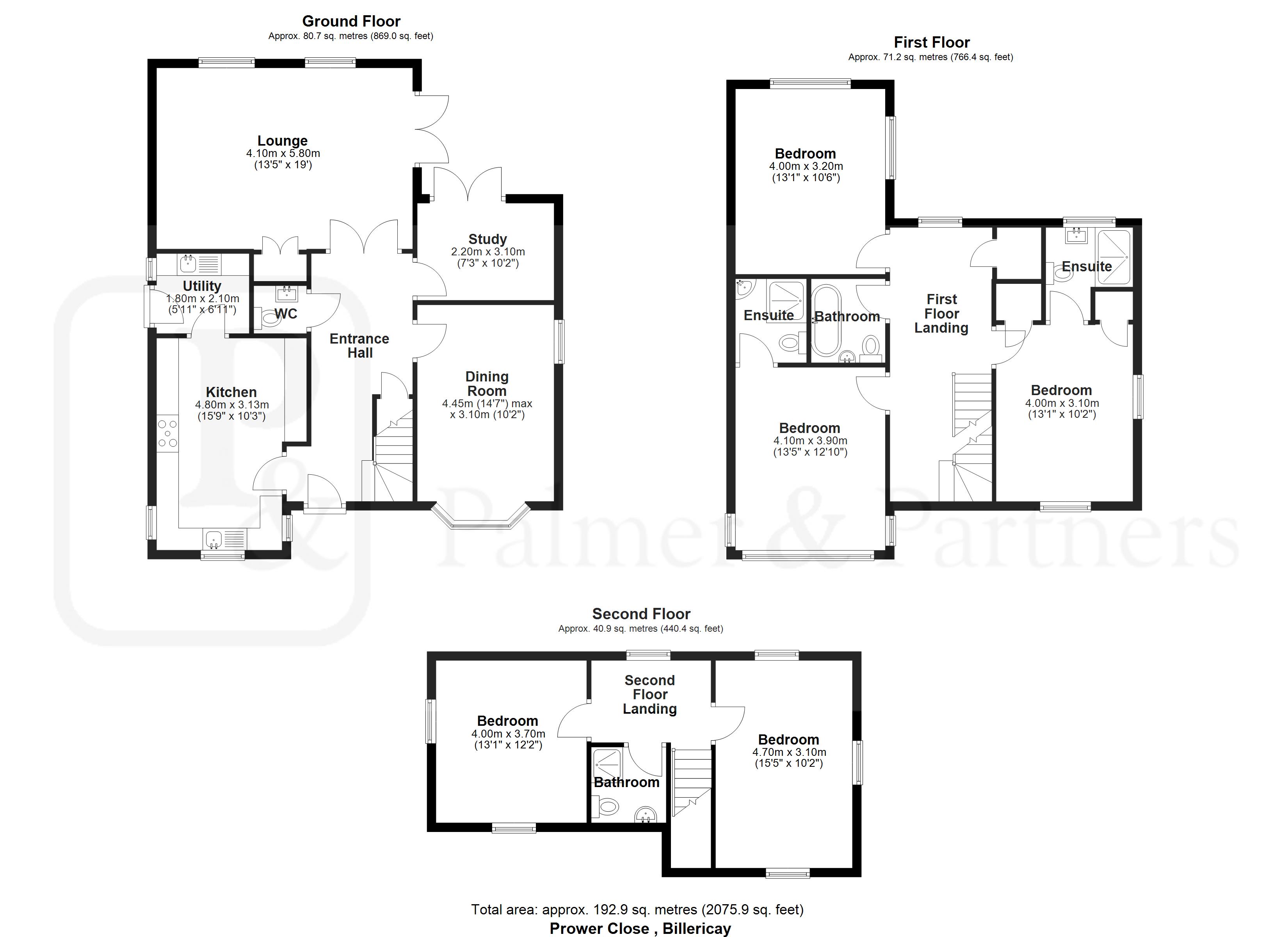 25, Prower Close, Essex floorplan