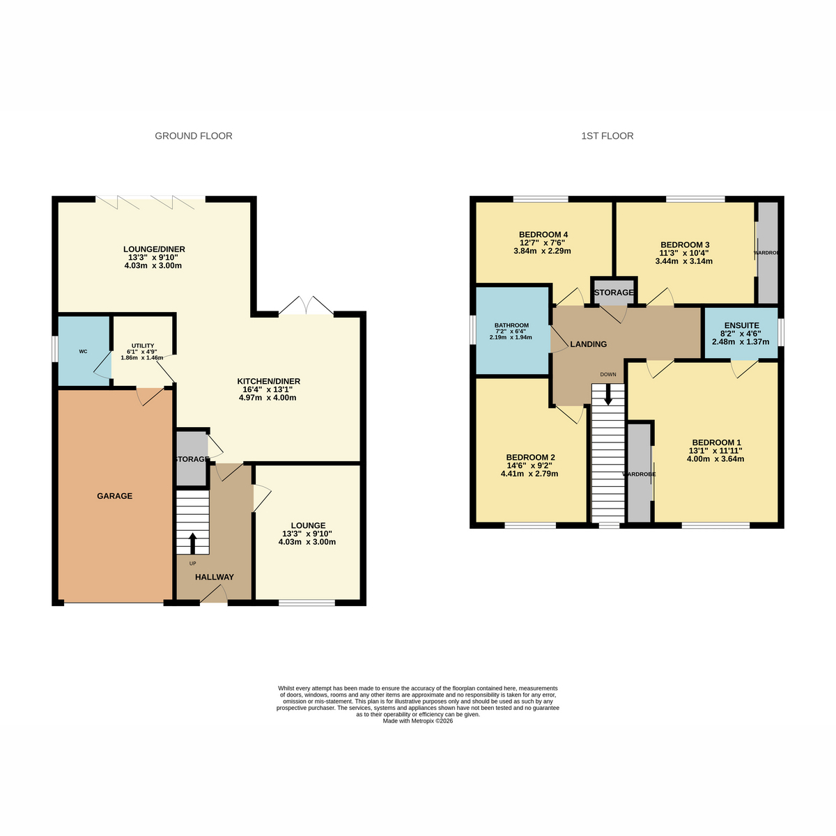 37, Kingfisher Way, Ollerton floorplan