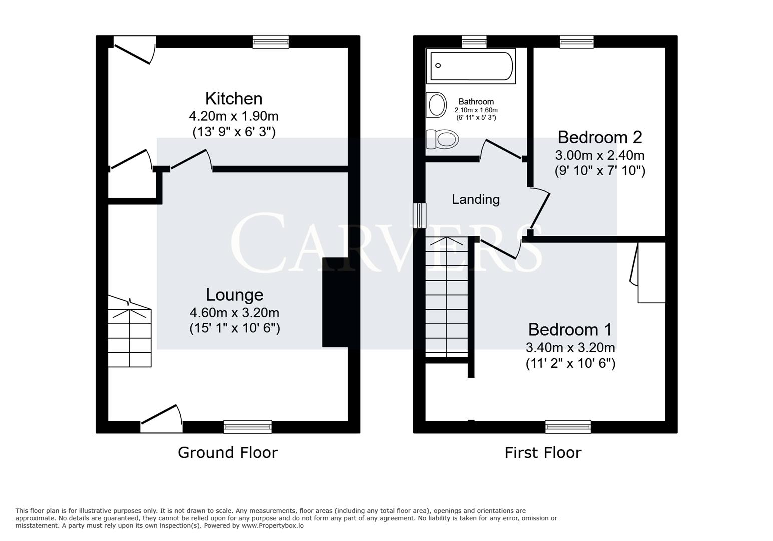 4, Surrey Place, Crook floorplan