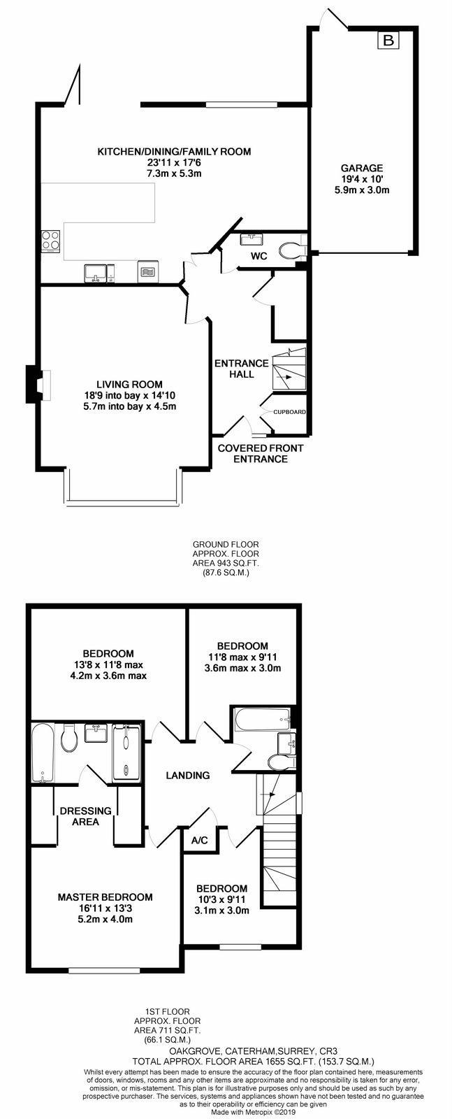 4 Bedrooms  to rent in Oakgrove, Caterham CR3