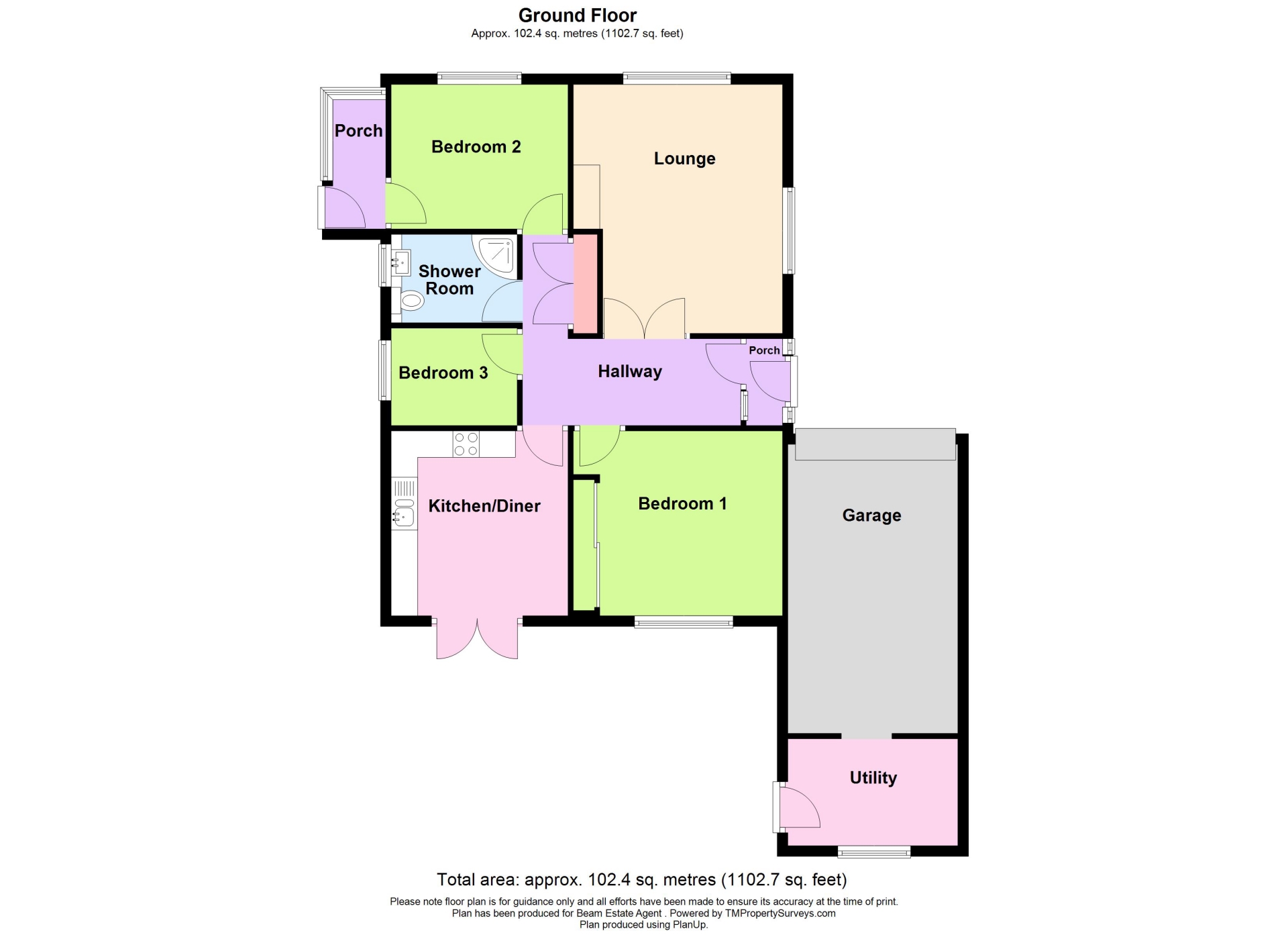Wolds Edge, Hanby Lane, Spilsby floorplan