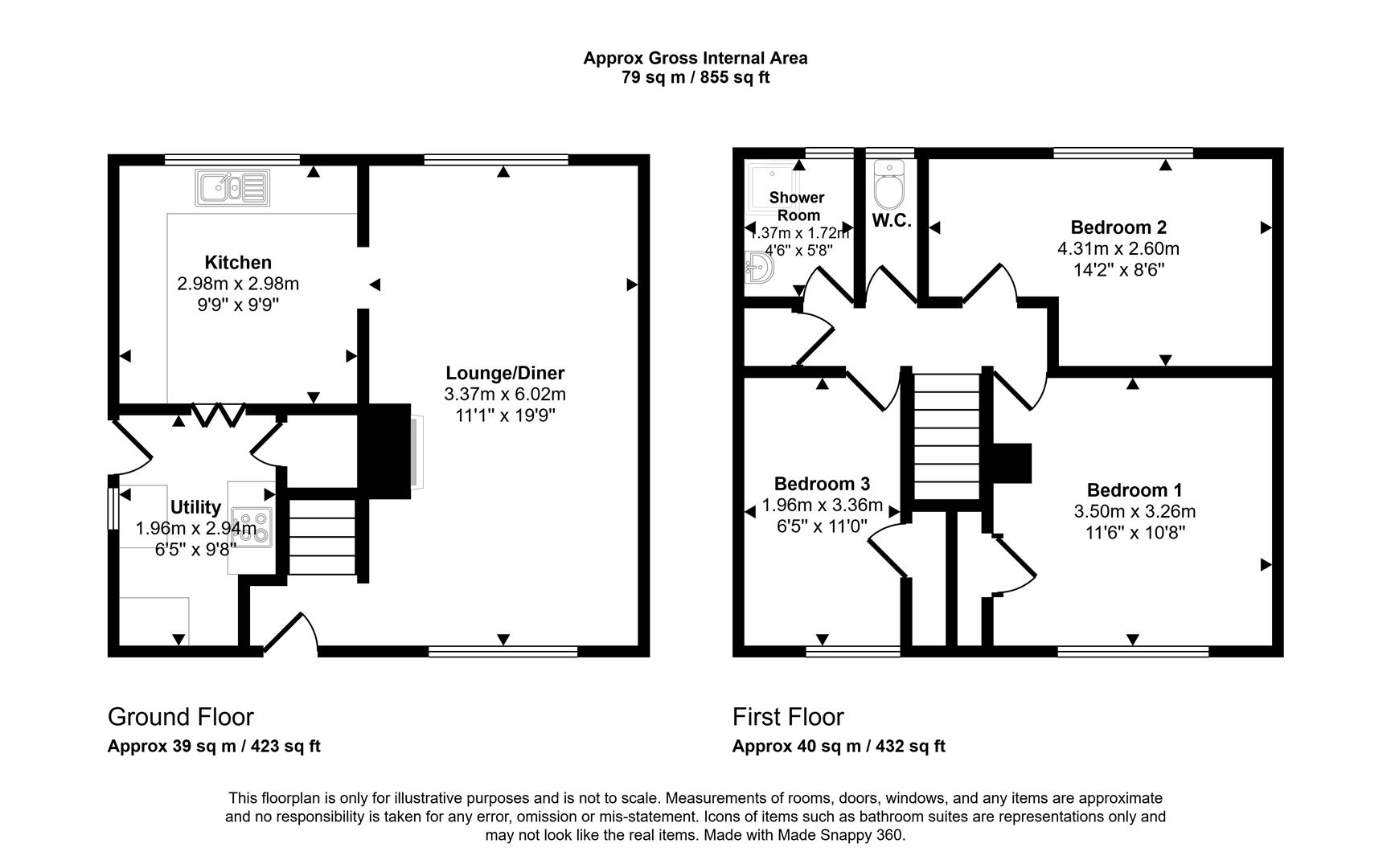 Min Y Llan, Haverfordwest floorplan