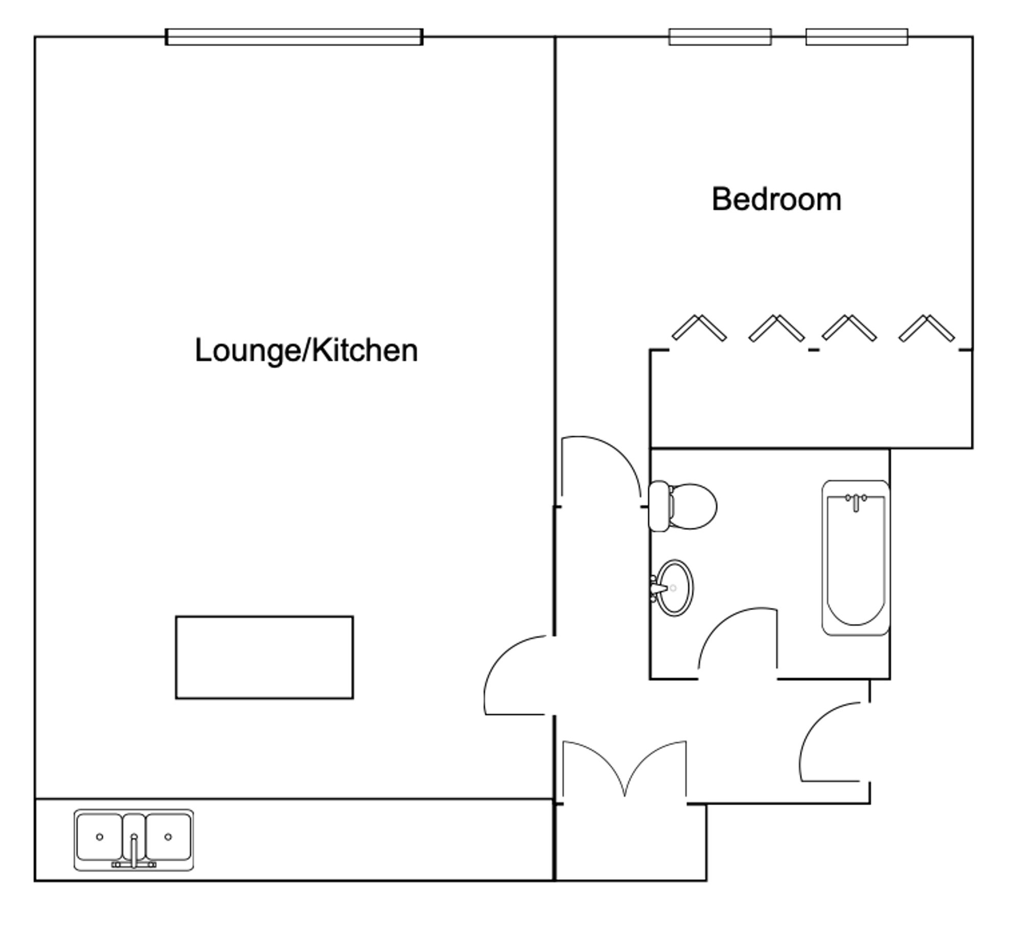 Flat G/2, 11 James Watt Way, Greenock floorplan