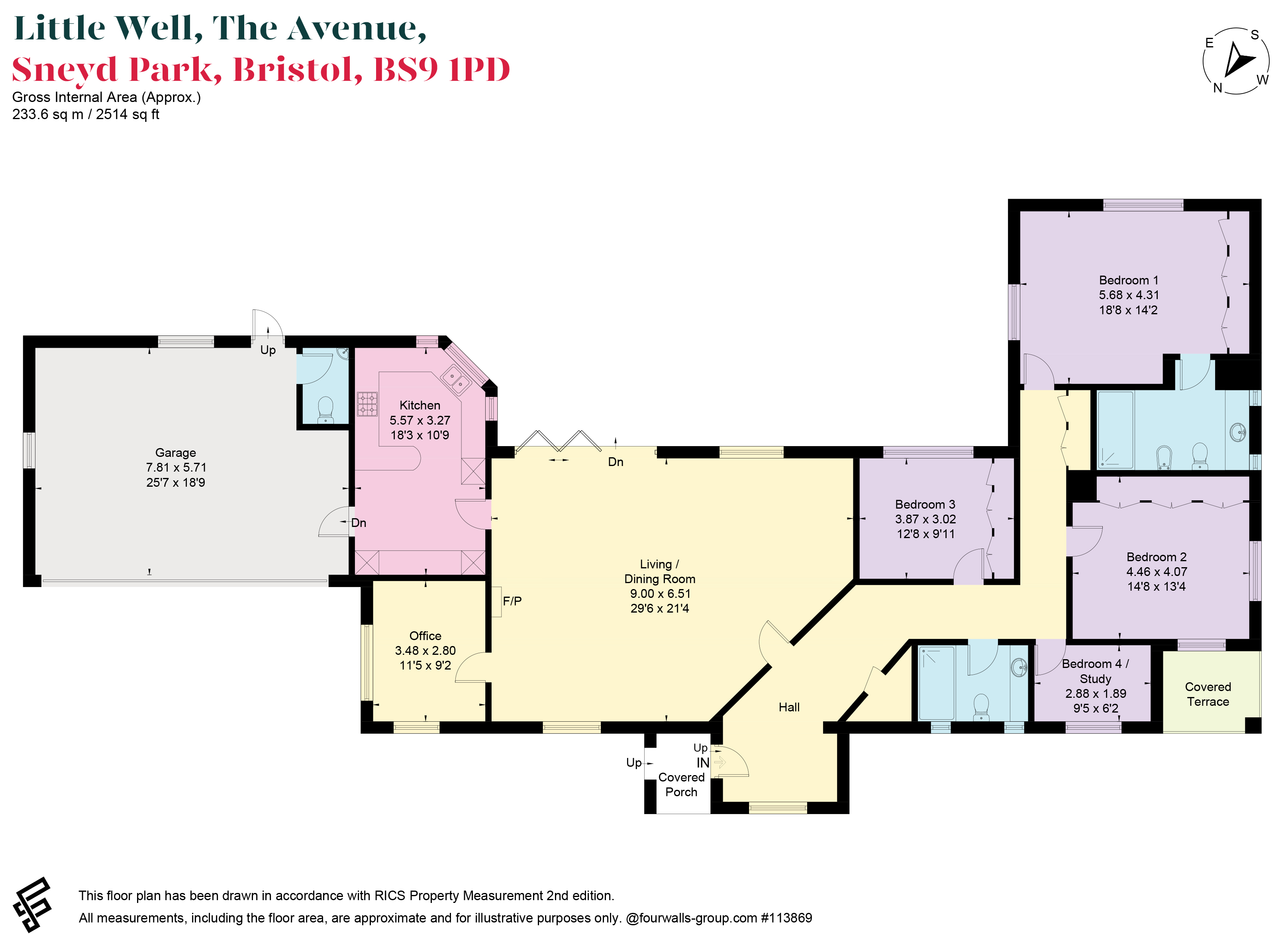 The Avenue, Bristol floorplan