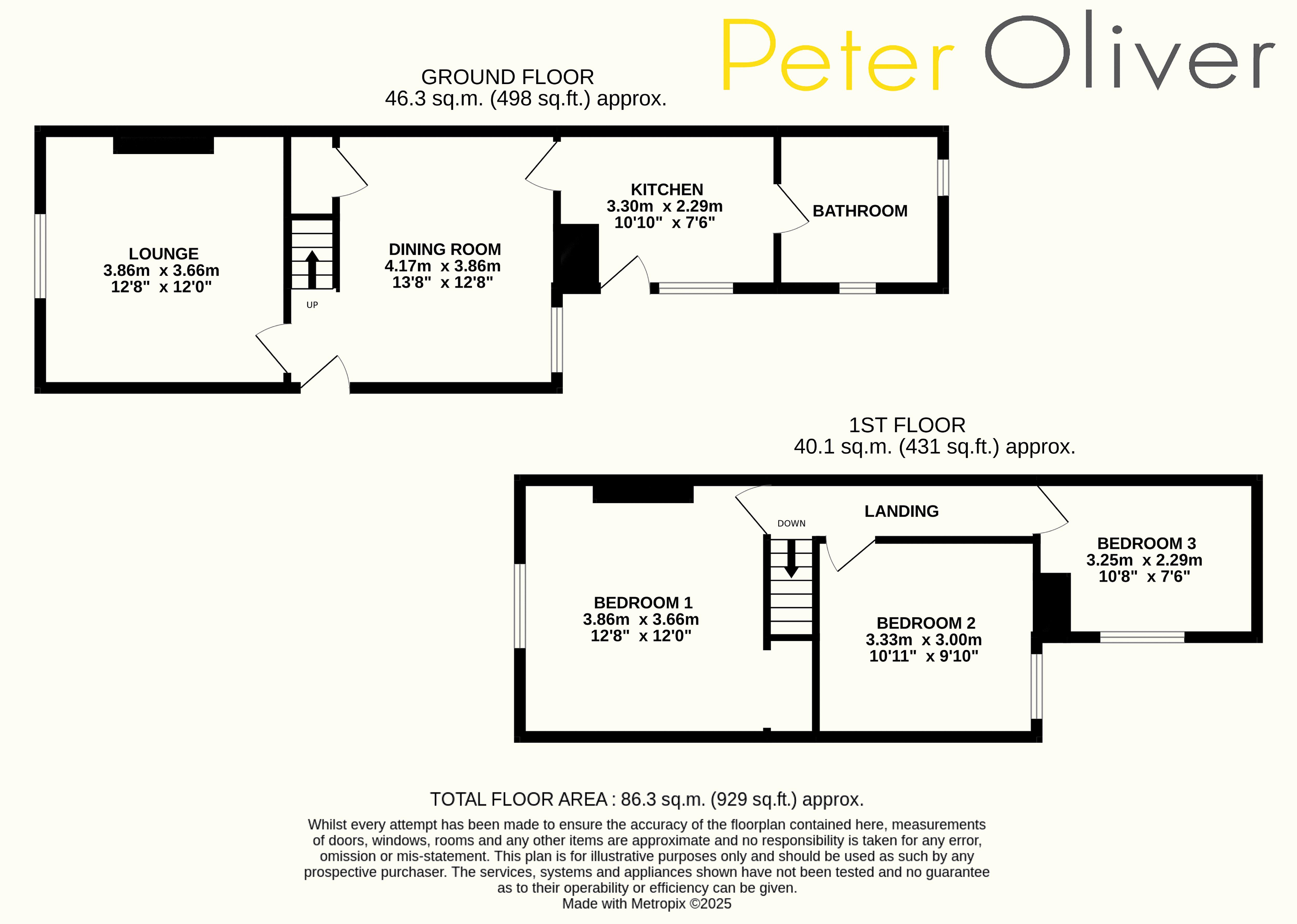 2 Halland Cottages, Western Road, Crowborough floorplan