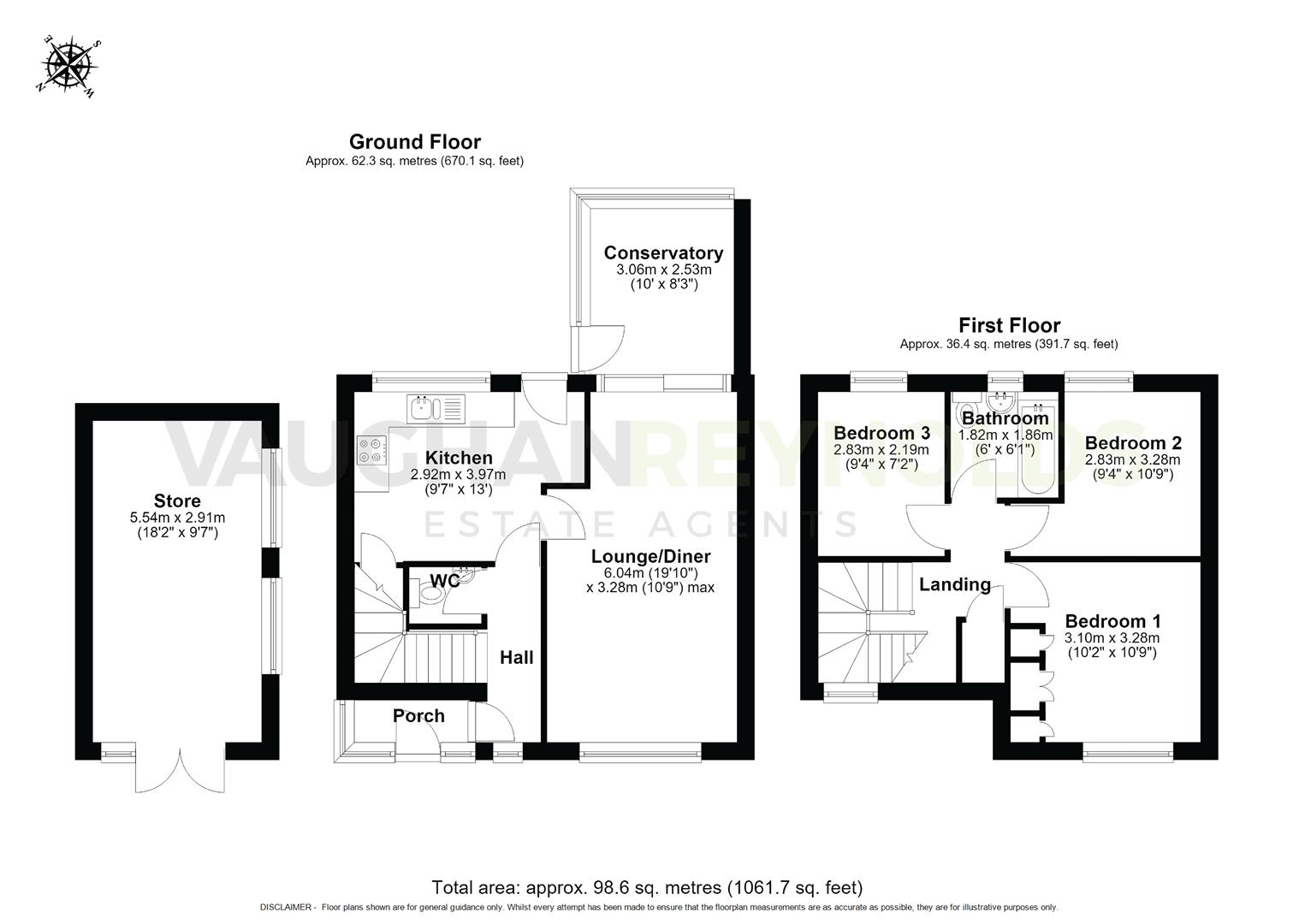 5, Justins Avenue, Stratford-Upon-Avon floorplan