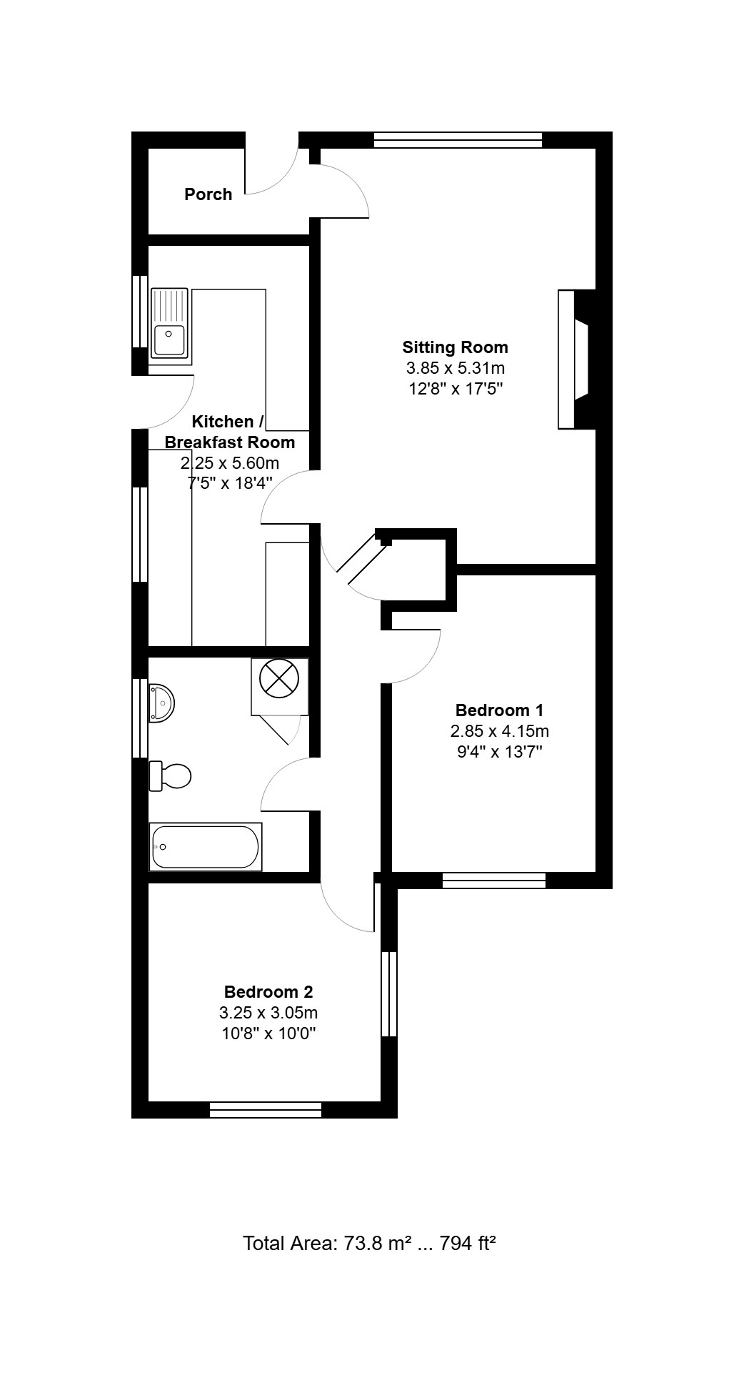 40 Grovelands, Ingoldisthorpe, Norfolk floorplan