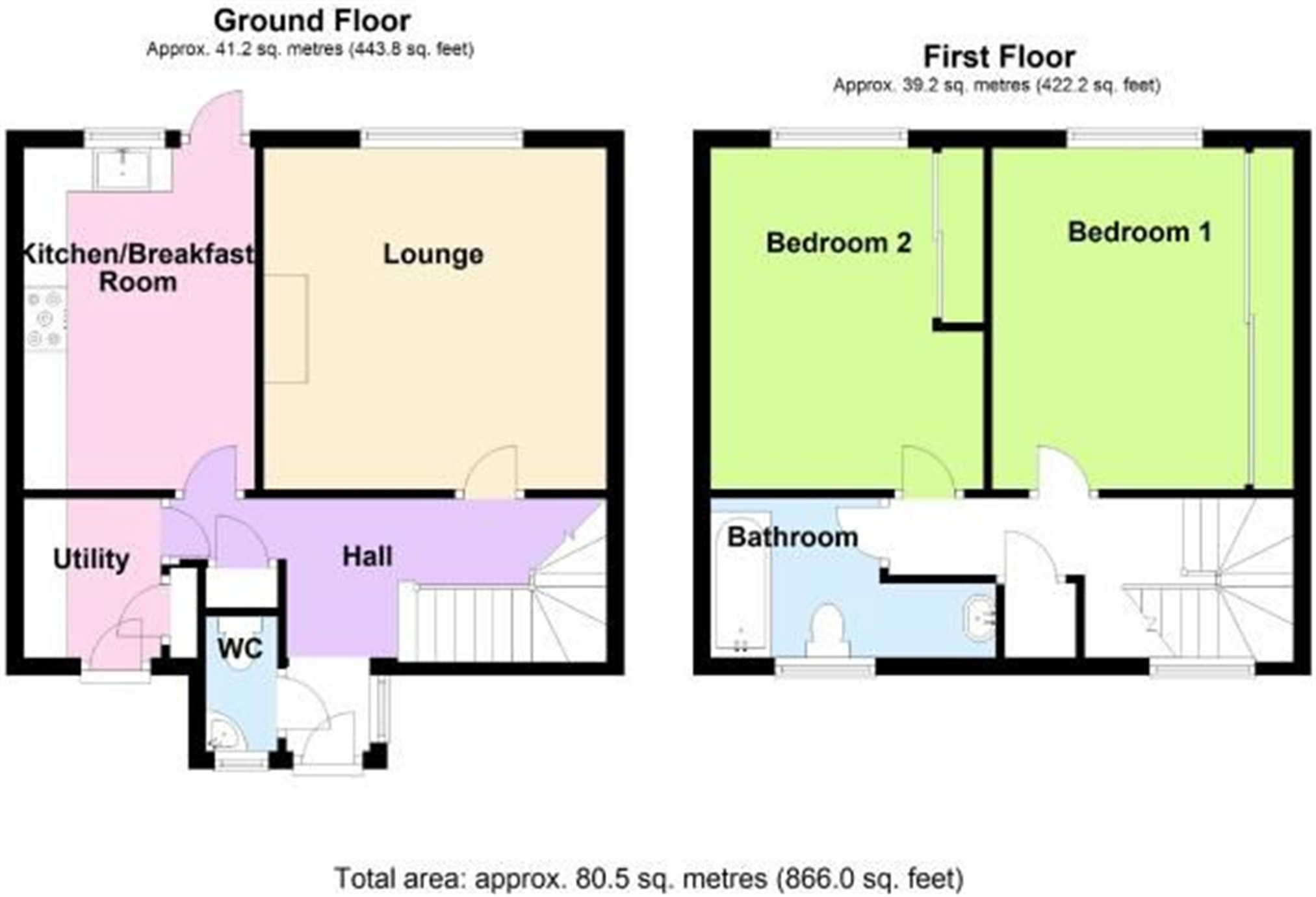 2 Bedrooms Terraced house for sale in Broadview, Stevenage, Hertfordshire SG1