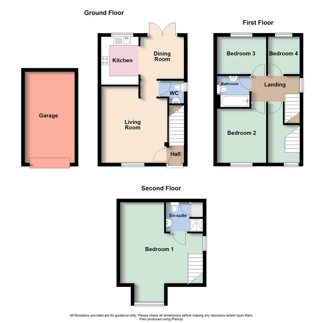 1, Turner Road, Buxton floorplan