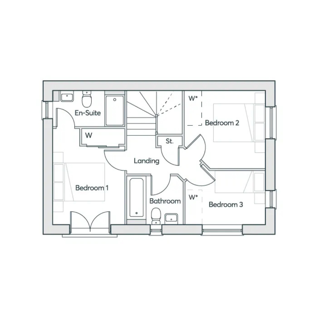 The Webster,, West Works, Longbridge floorplan