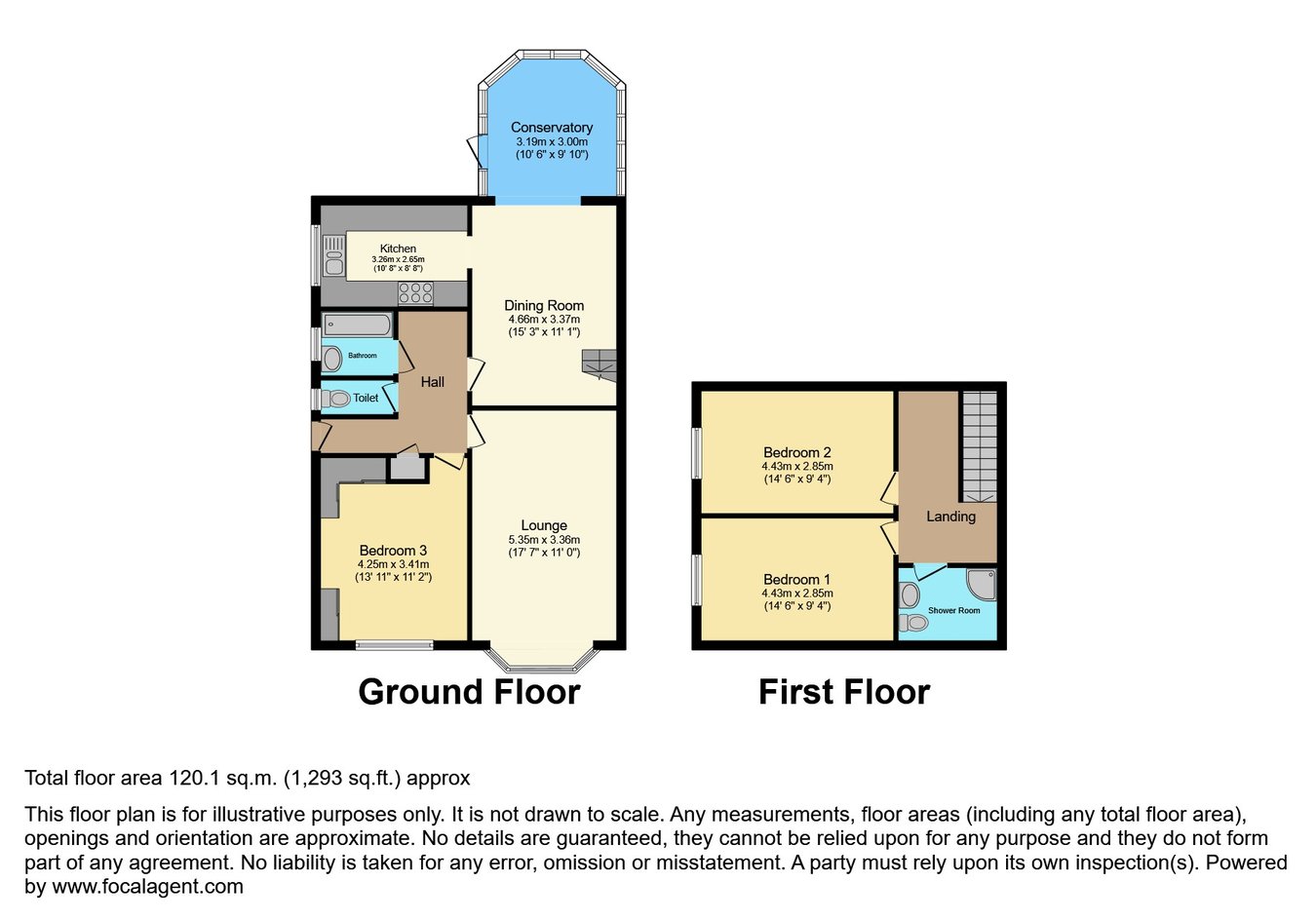 5, Burdett Close, Skegness floorplan
