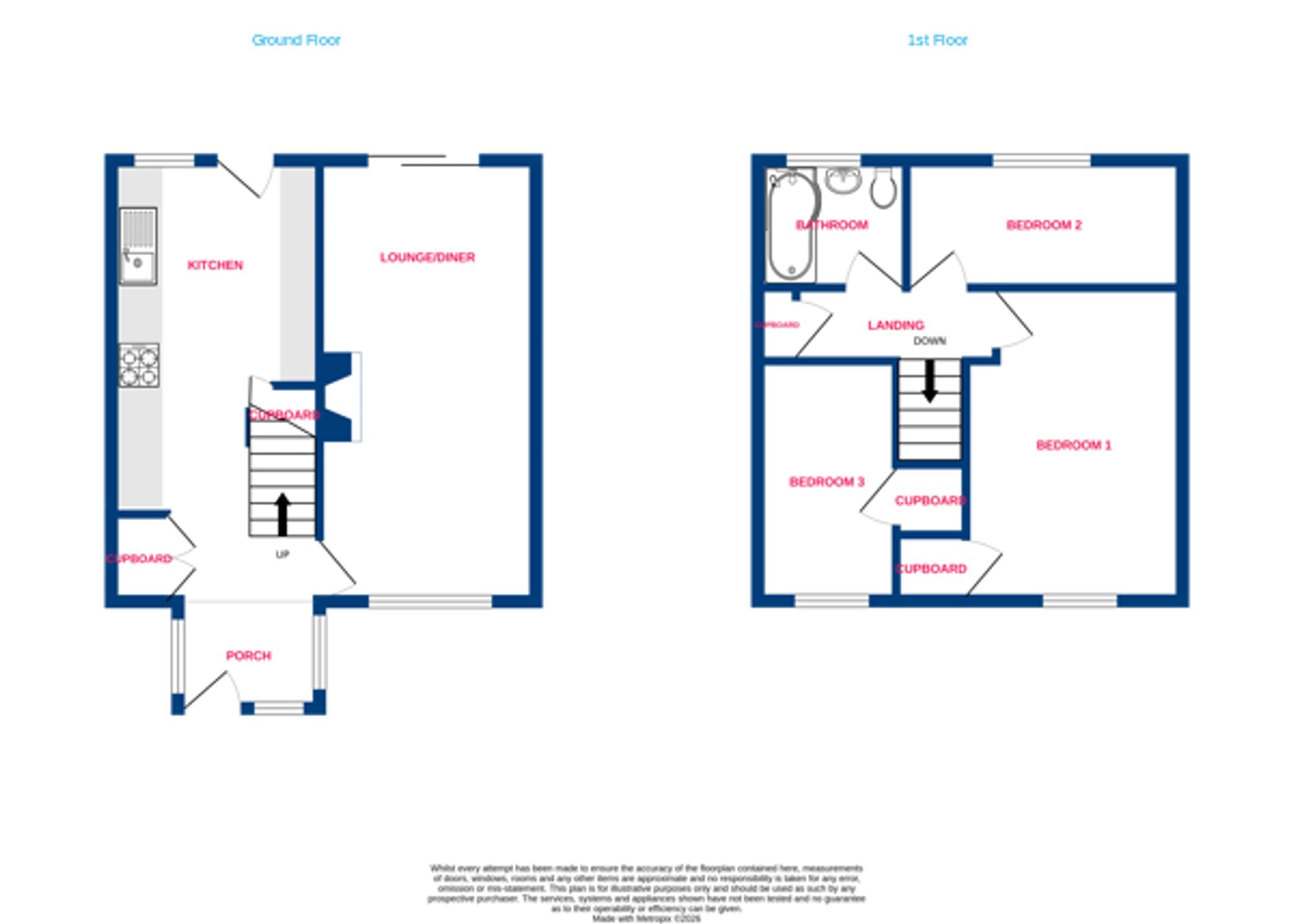 111 Kathleen Ferrier Crescent, Basildon floorplan