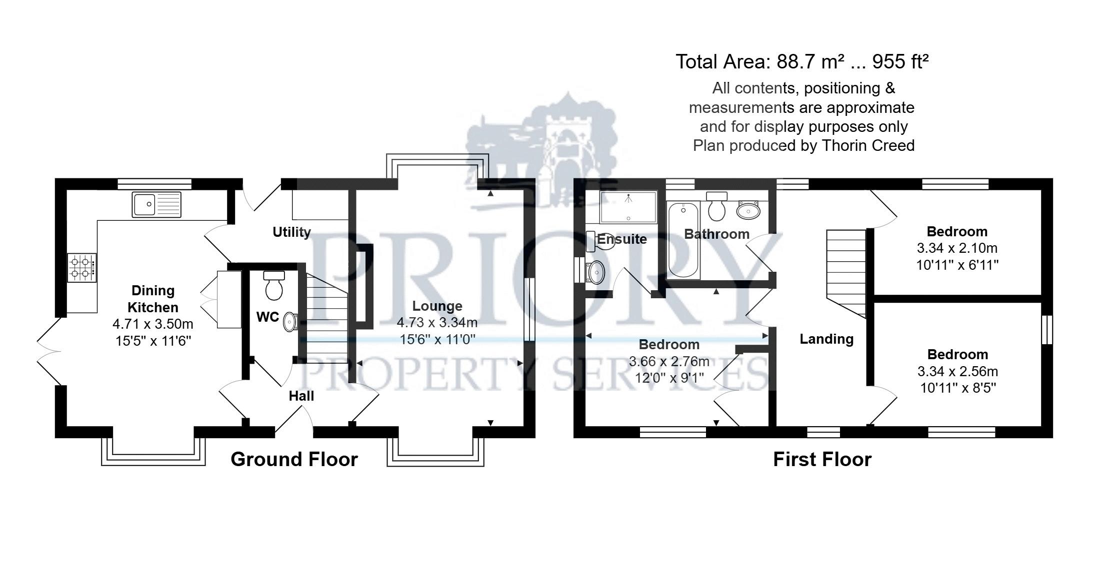 15, Witham Way, Biddulph floorplan