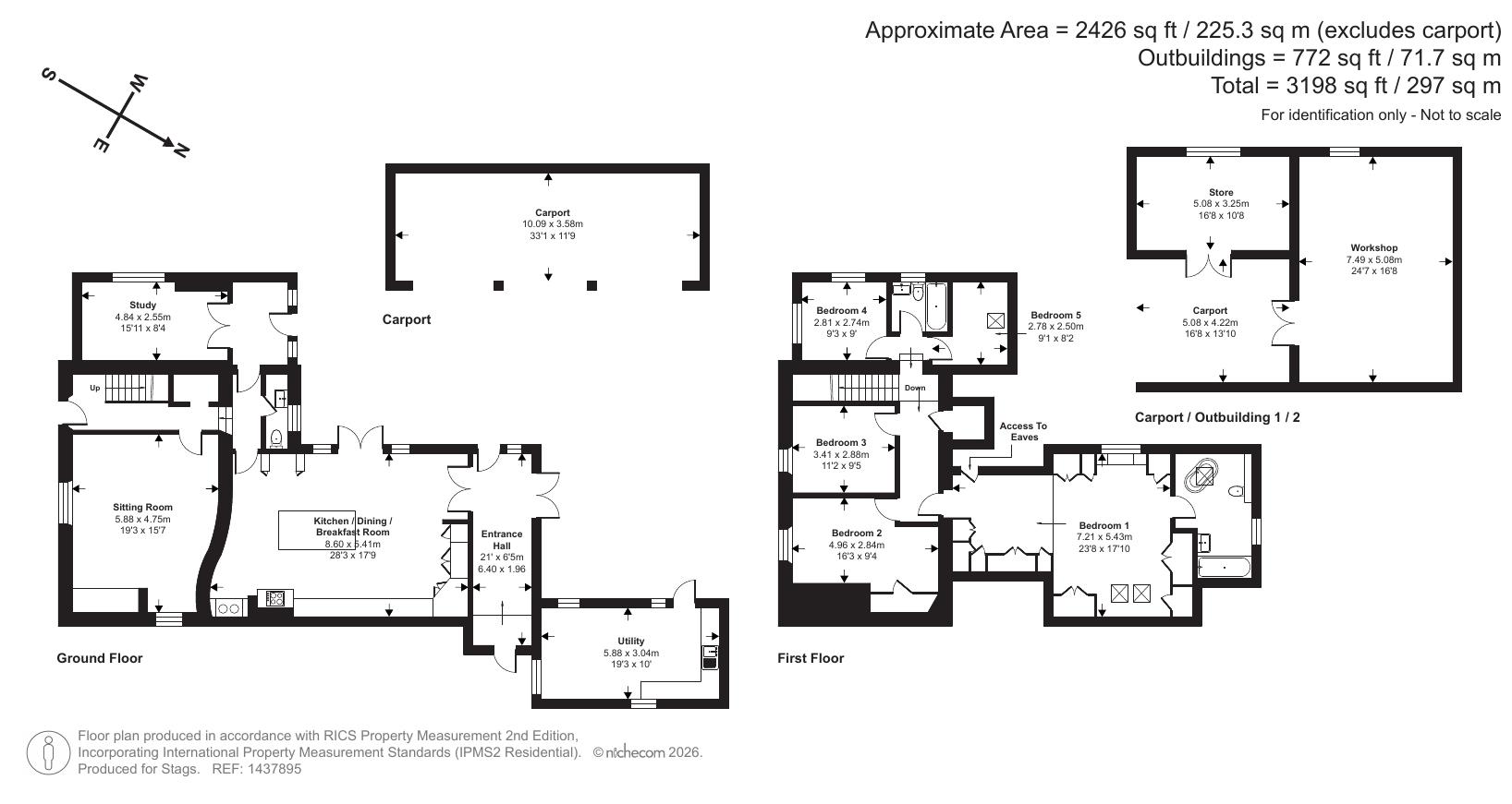 Cusdons, Taunton floorplan