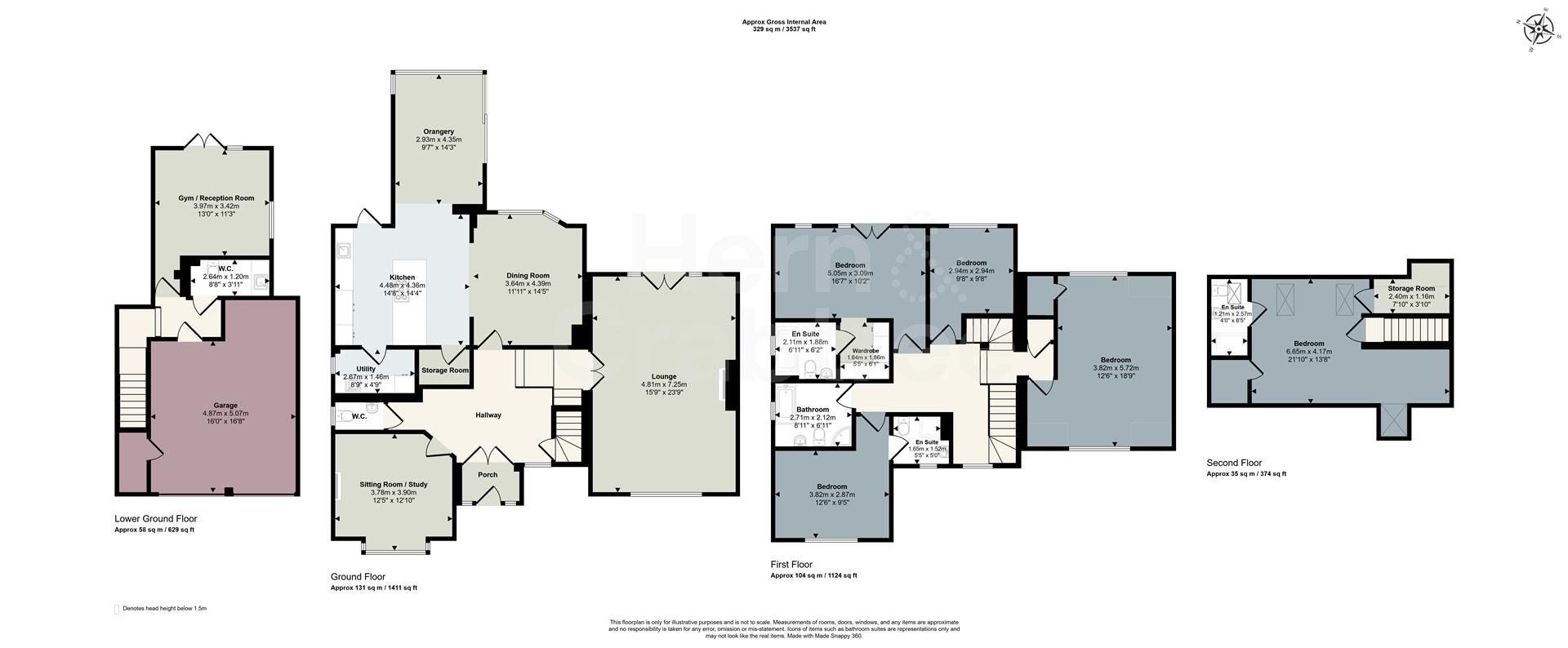 Pen Y Waun, Cardiff floorplan