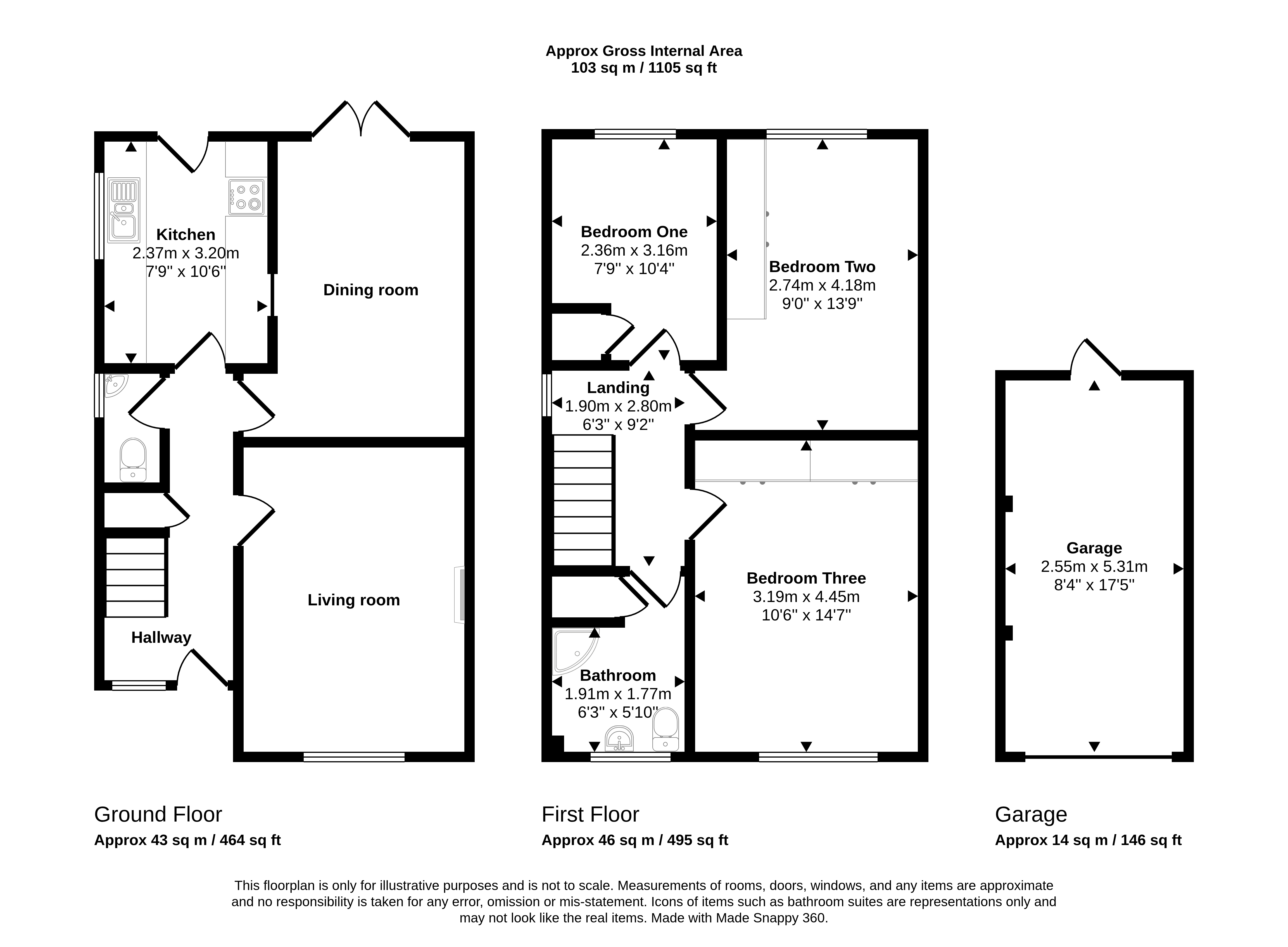 3, Highfield Drive, Houghton Le Spring floorplan