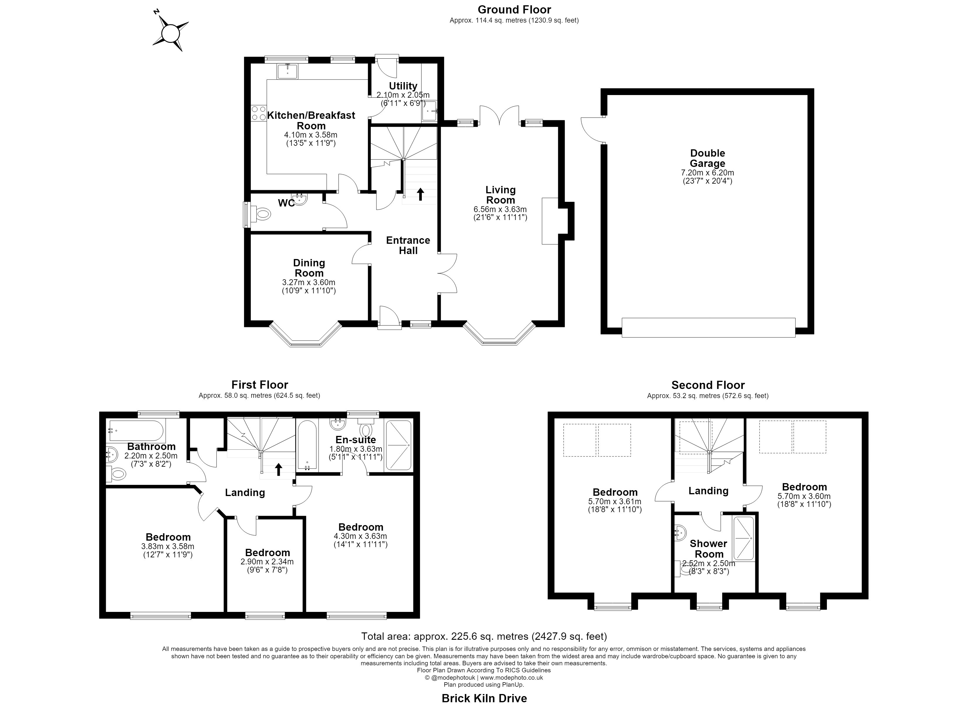 64, Brick Kiln Drive, Dunmow floorplan