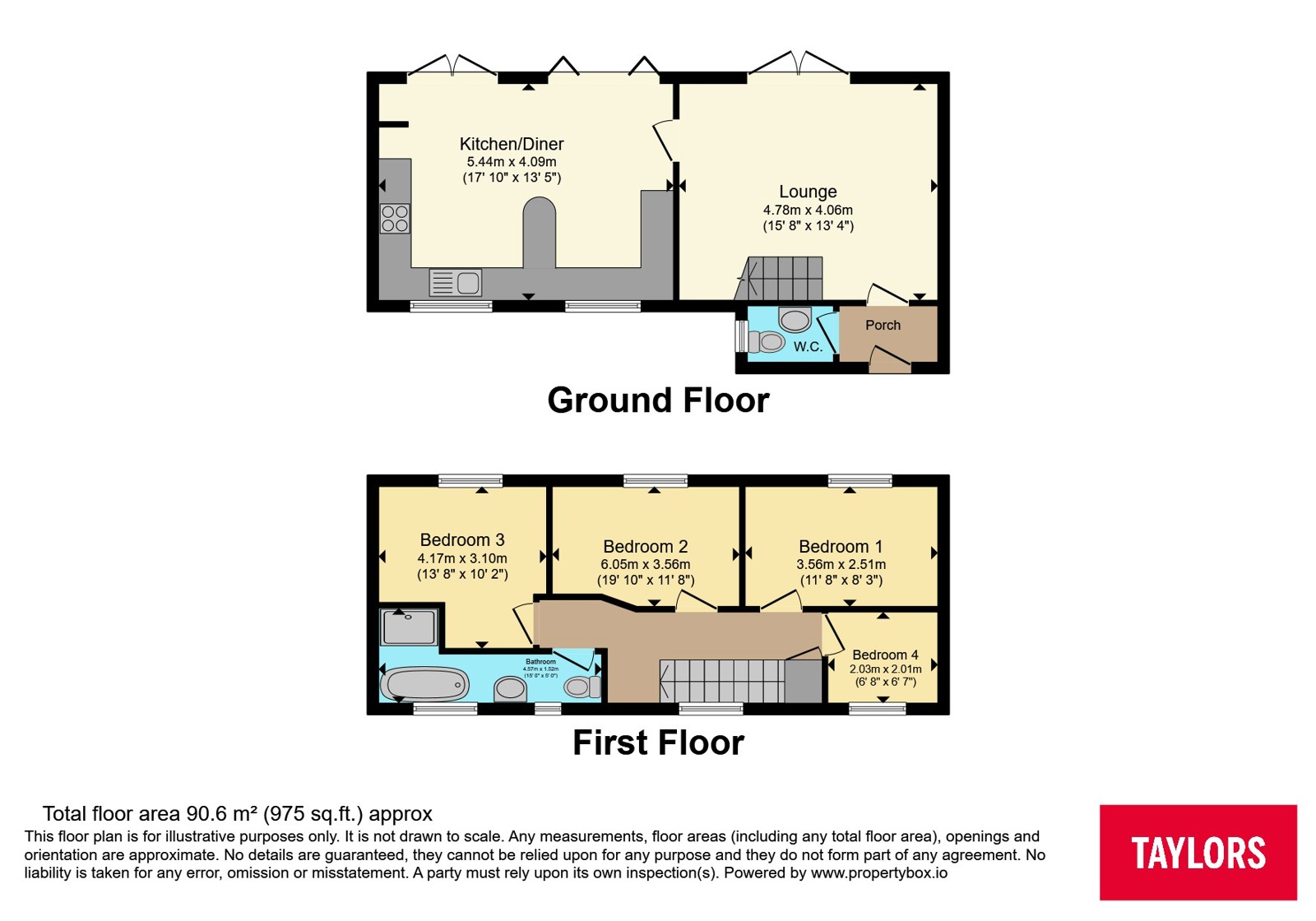 54, Dunsmore Road, Bedfordshire floorplan