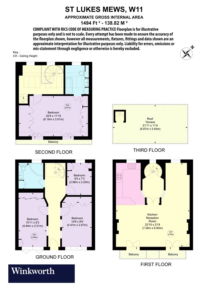 16, St. Lukes Mews, London floorplan