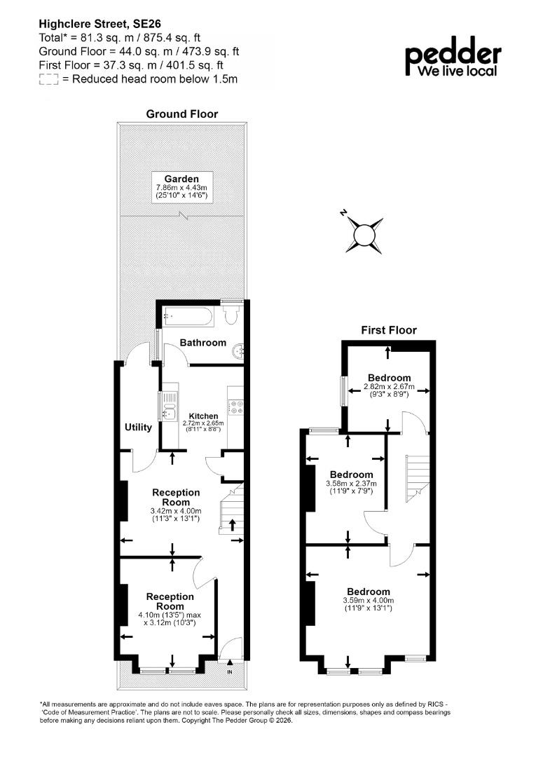 5, Highclere Street, Sydenham floorplan