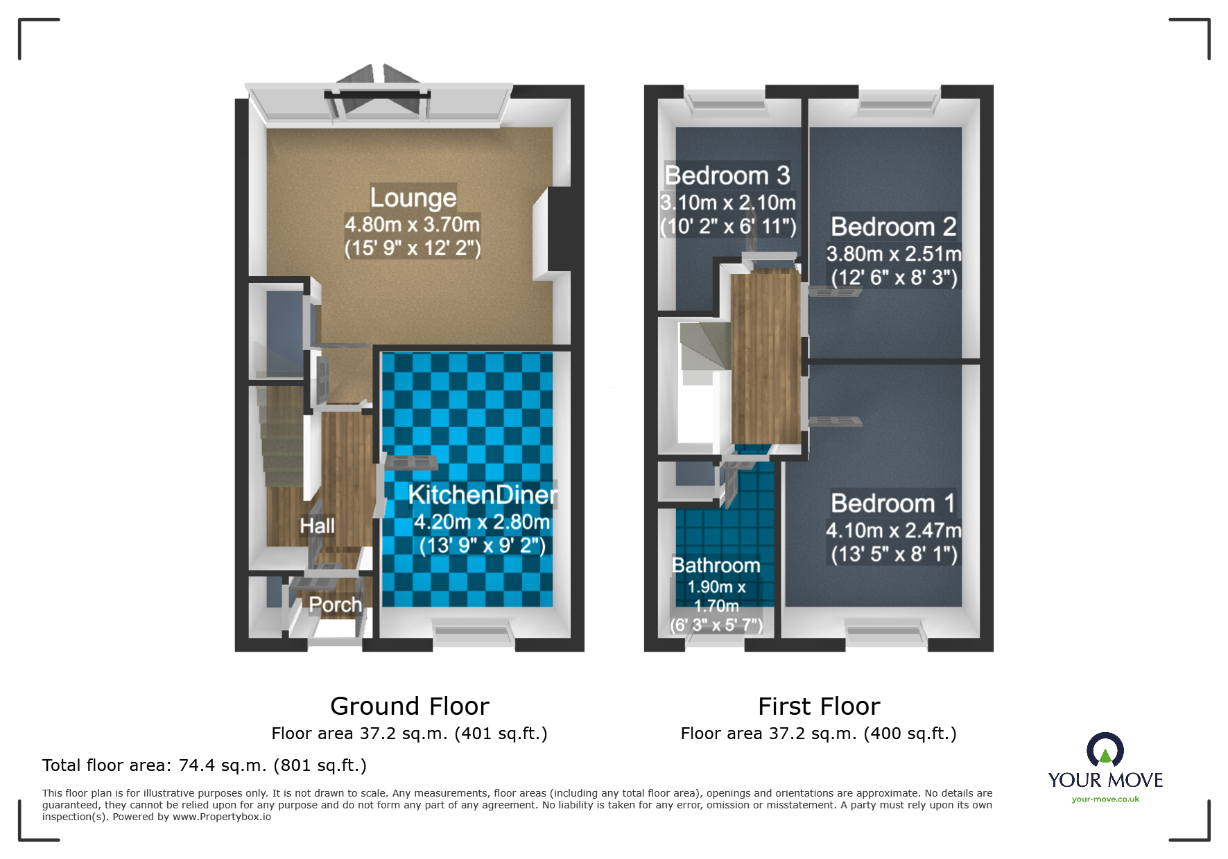 39, Ambleside, West Midlands floorplan