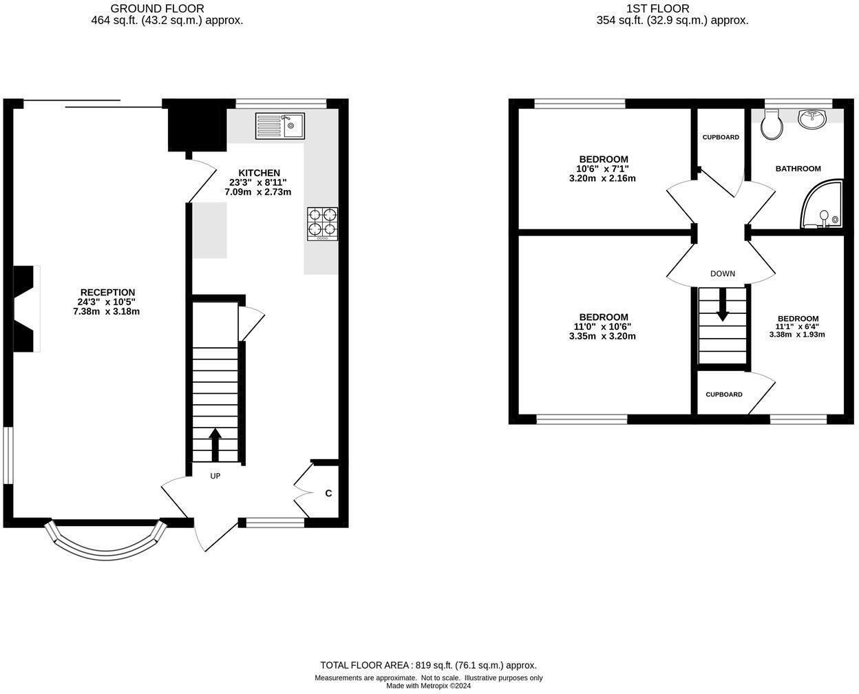 46, Crow Green Lane, Brentwood floorplan