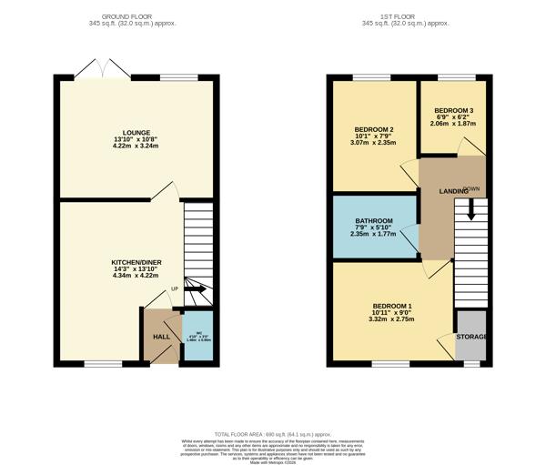 23, Regency Gardens, Chorley floorplan