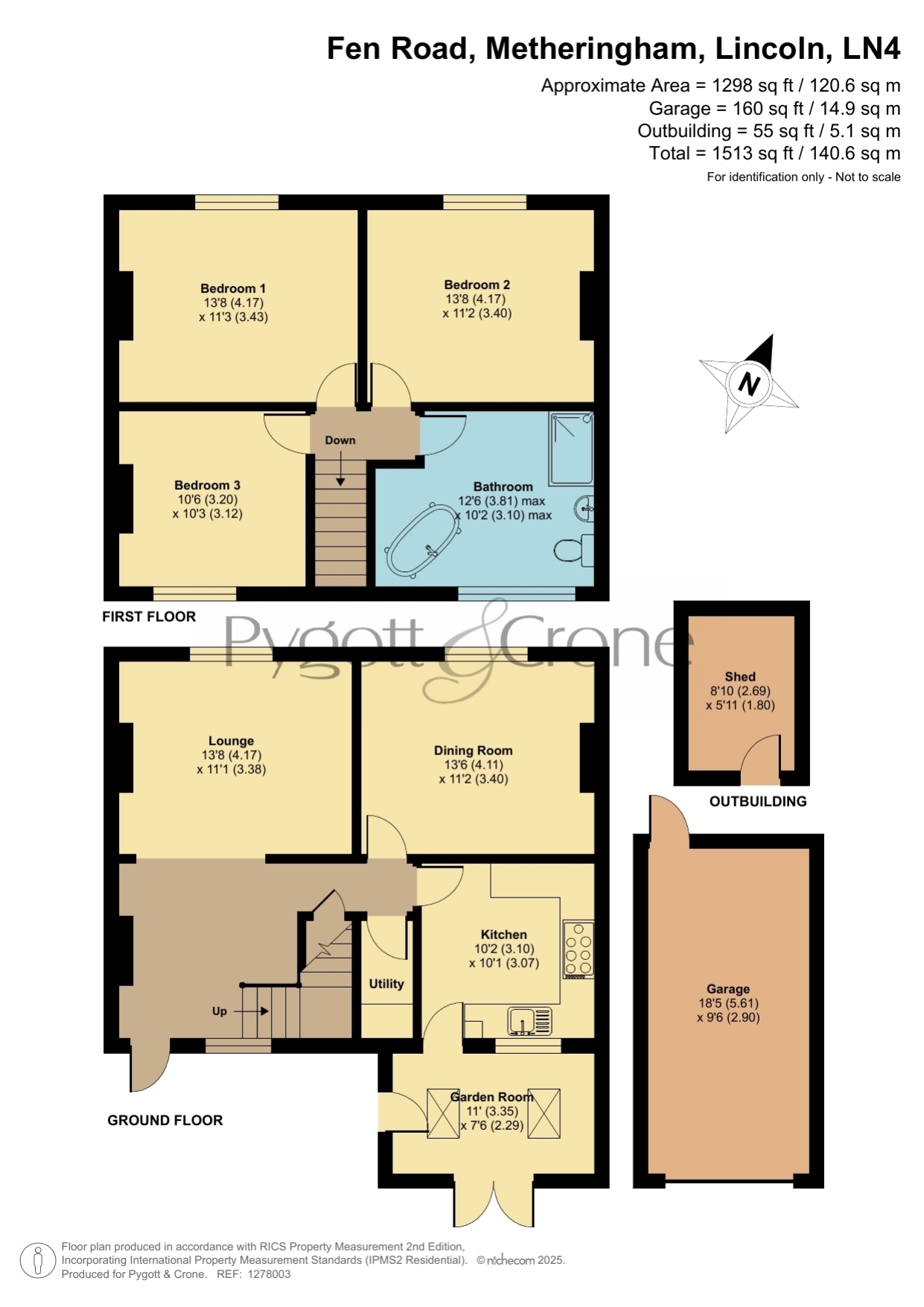 20, Fen Road, Lincoln floorplan