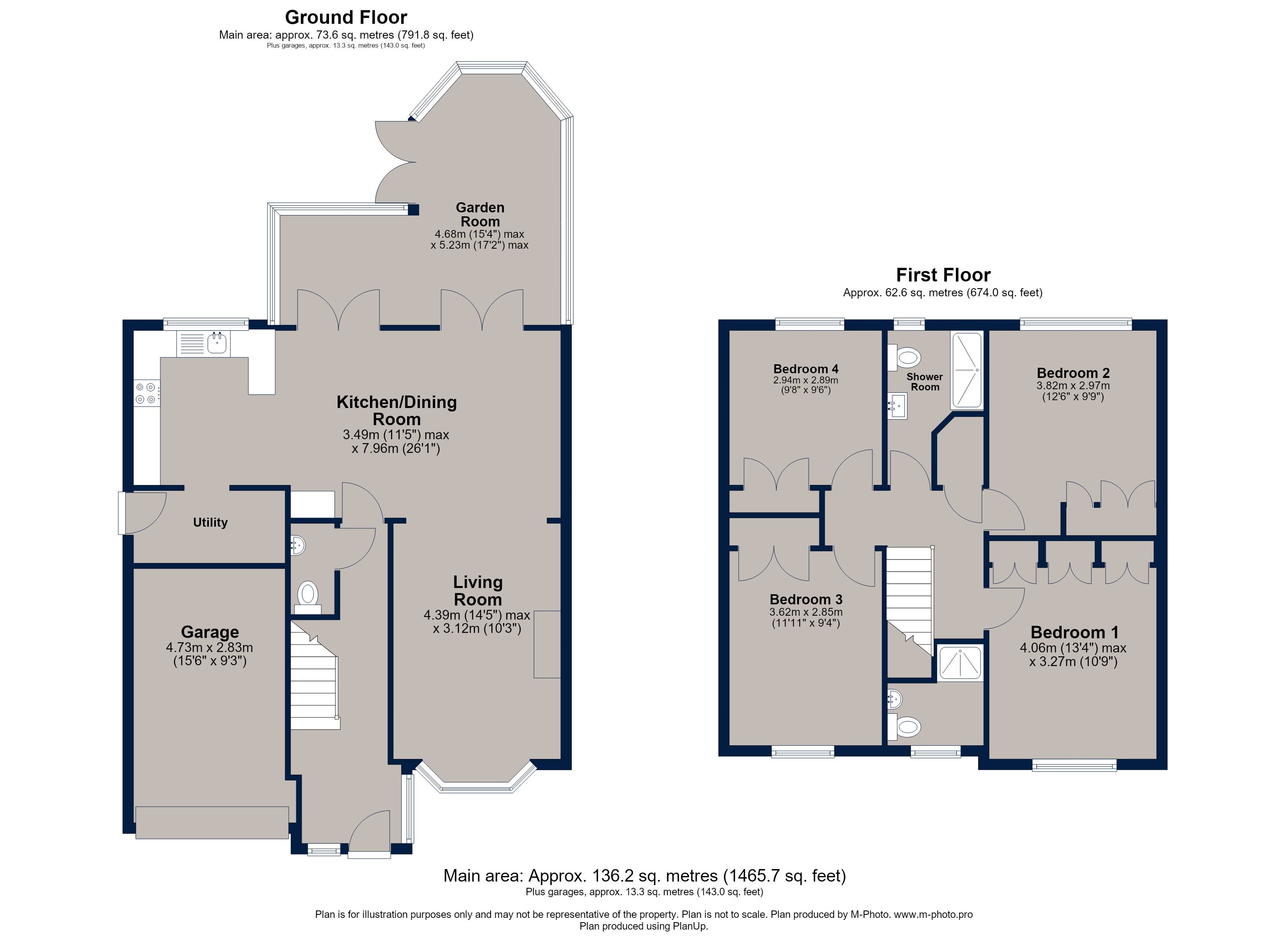 13, Hardwick Close, Rutland floorplan