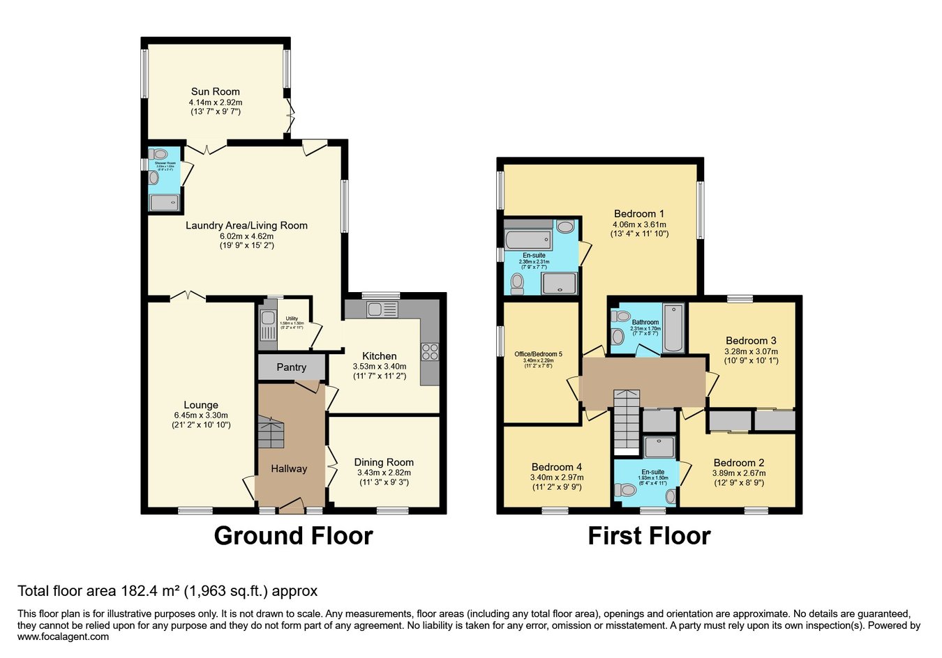 1, Manor Drive, Peterborough floorplan