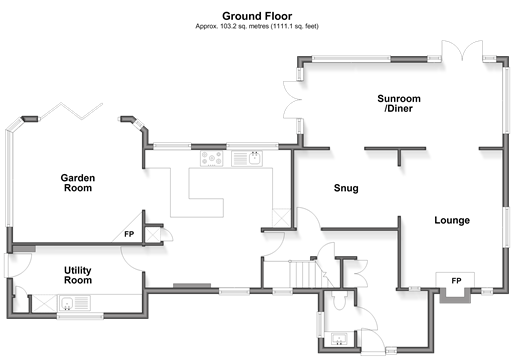 Meath Green Lane, Horley floorplan