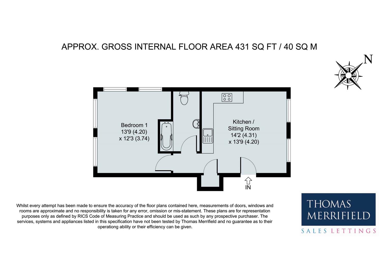7, The Courtyard, Abingdon floorplan